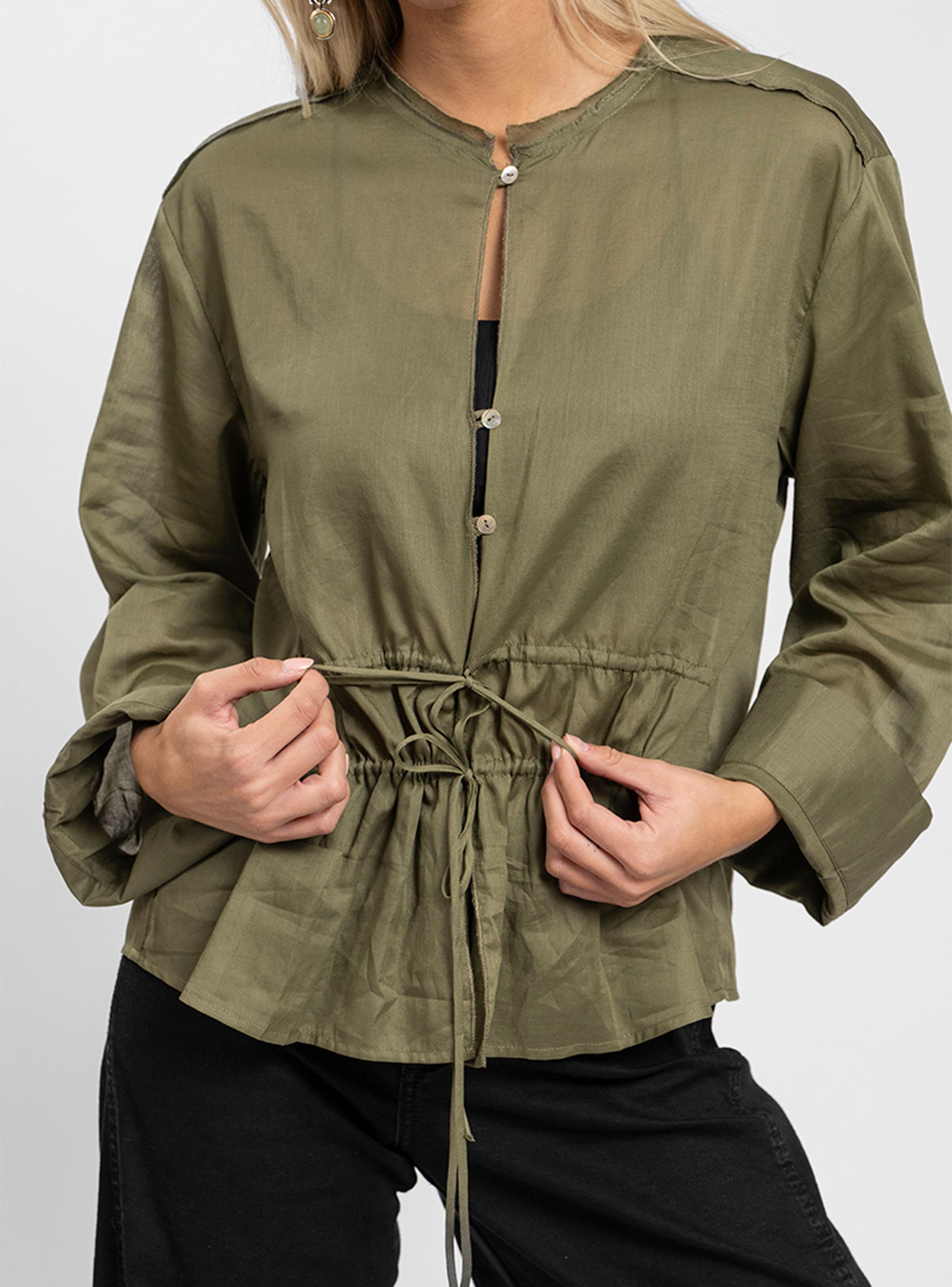Blusa Marie Verde Militar-3