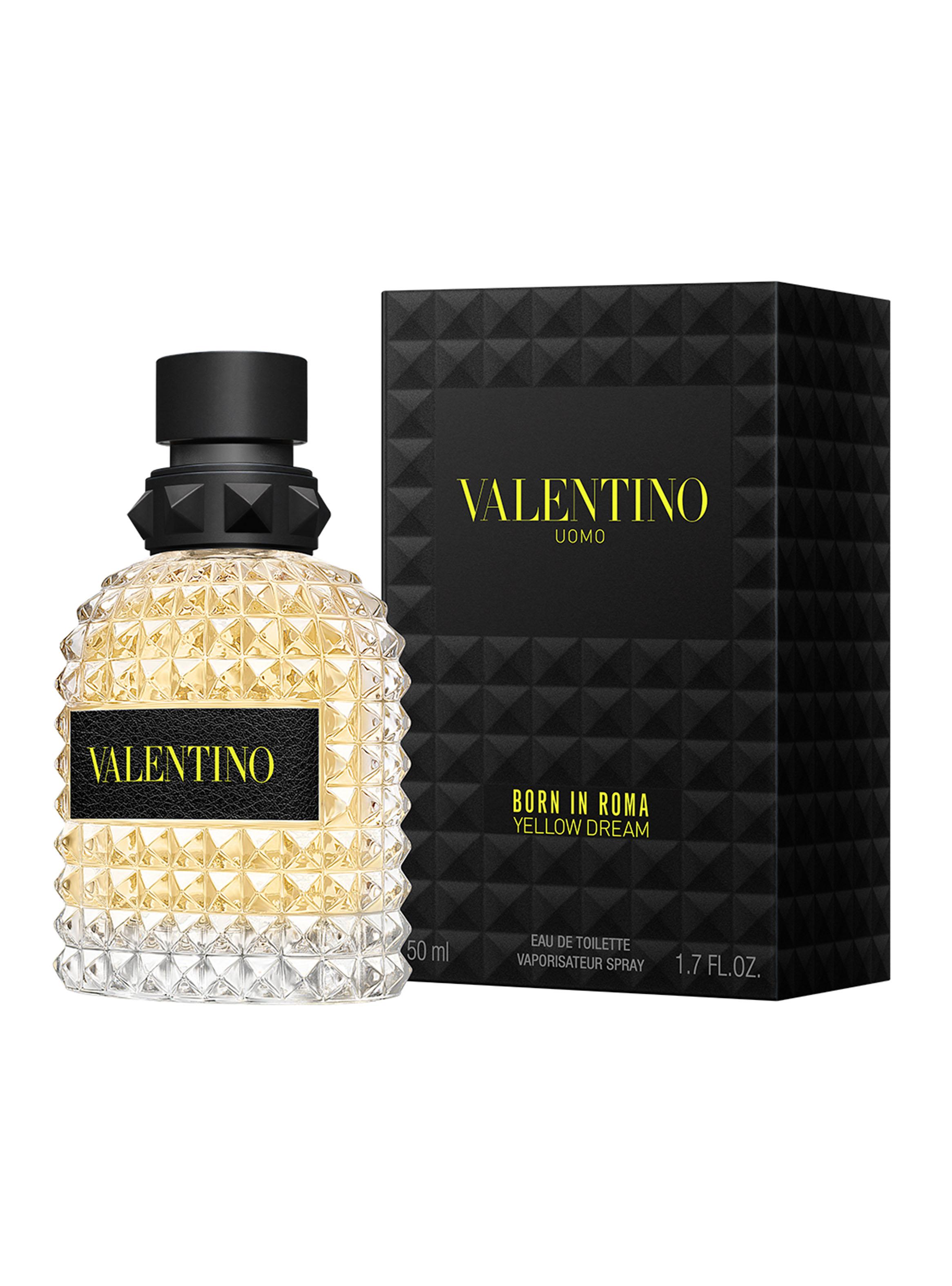 Perfume Born in Roma Uomo Yellow EDT Hombre 50 ml Valentino-1