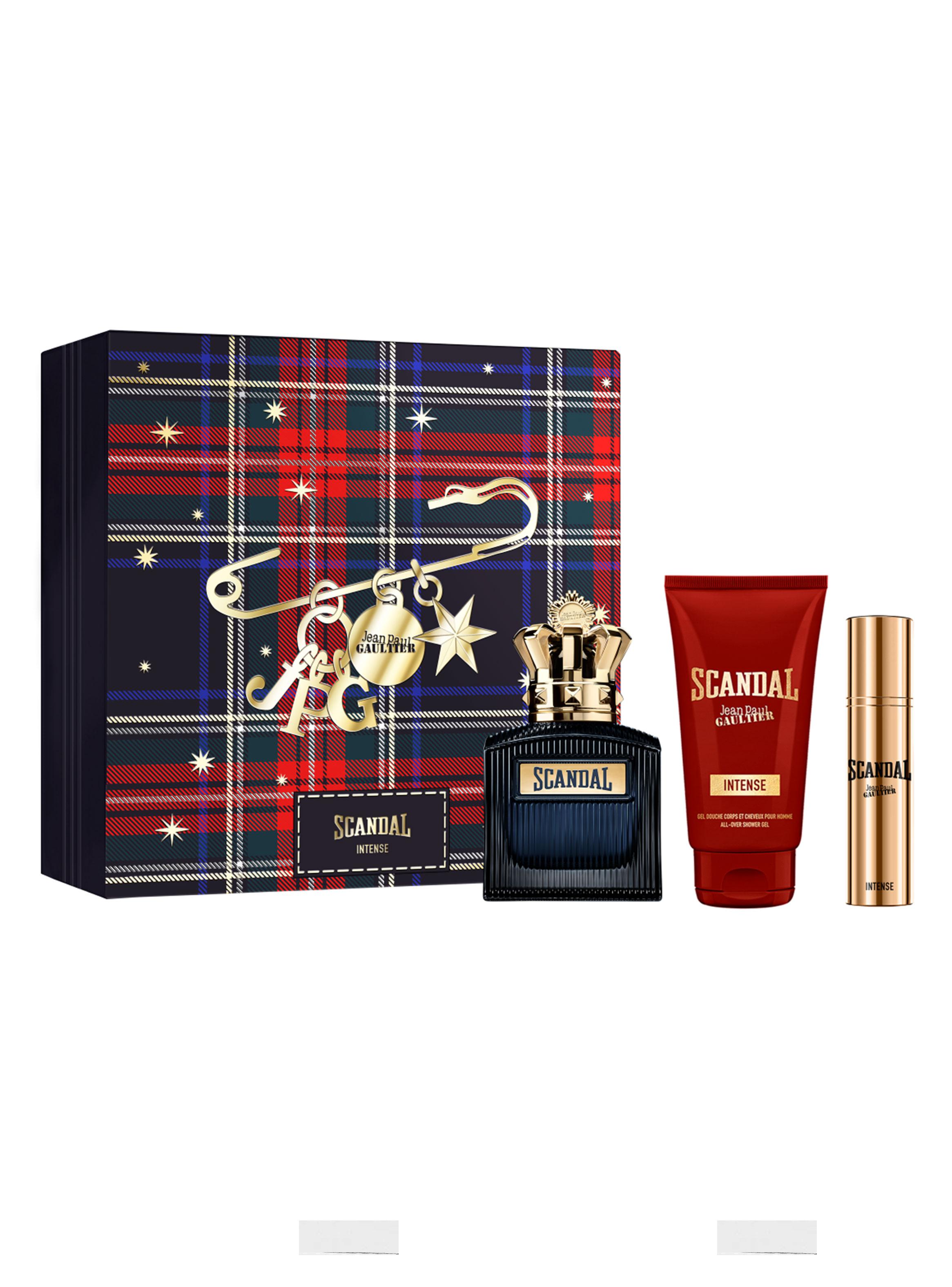 Set Perfume Scandal Intense EDP Hombre 100 ml + Gel de Baño 75 ml + Spritzer 10 ml-0
