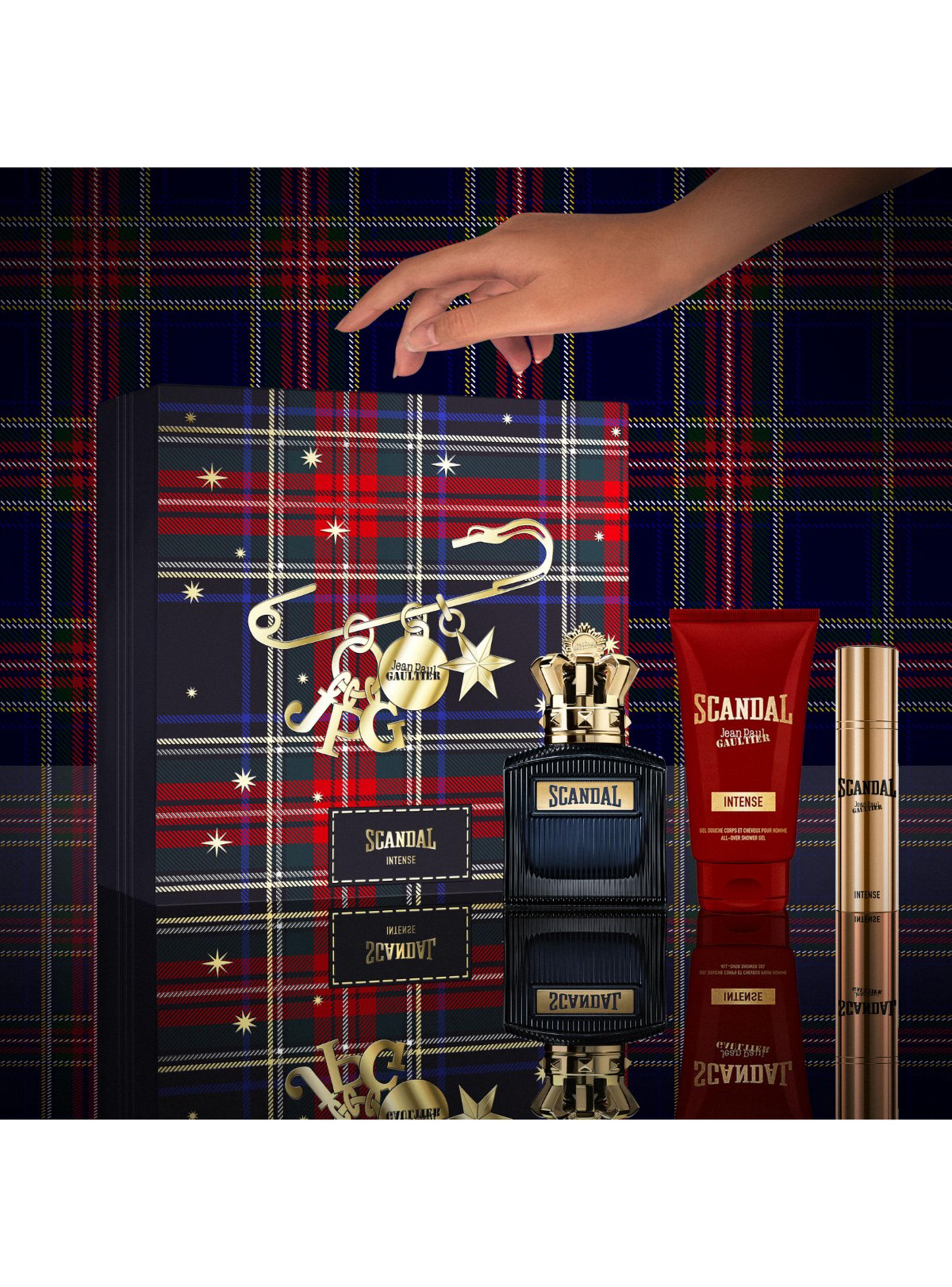 Set Perfume Scandal Intense EDP Hombre 100 ml + Gel de Baño 75 ml + Spritzer 10 ml-4
