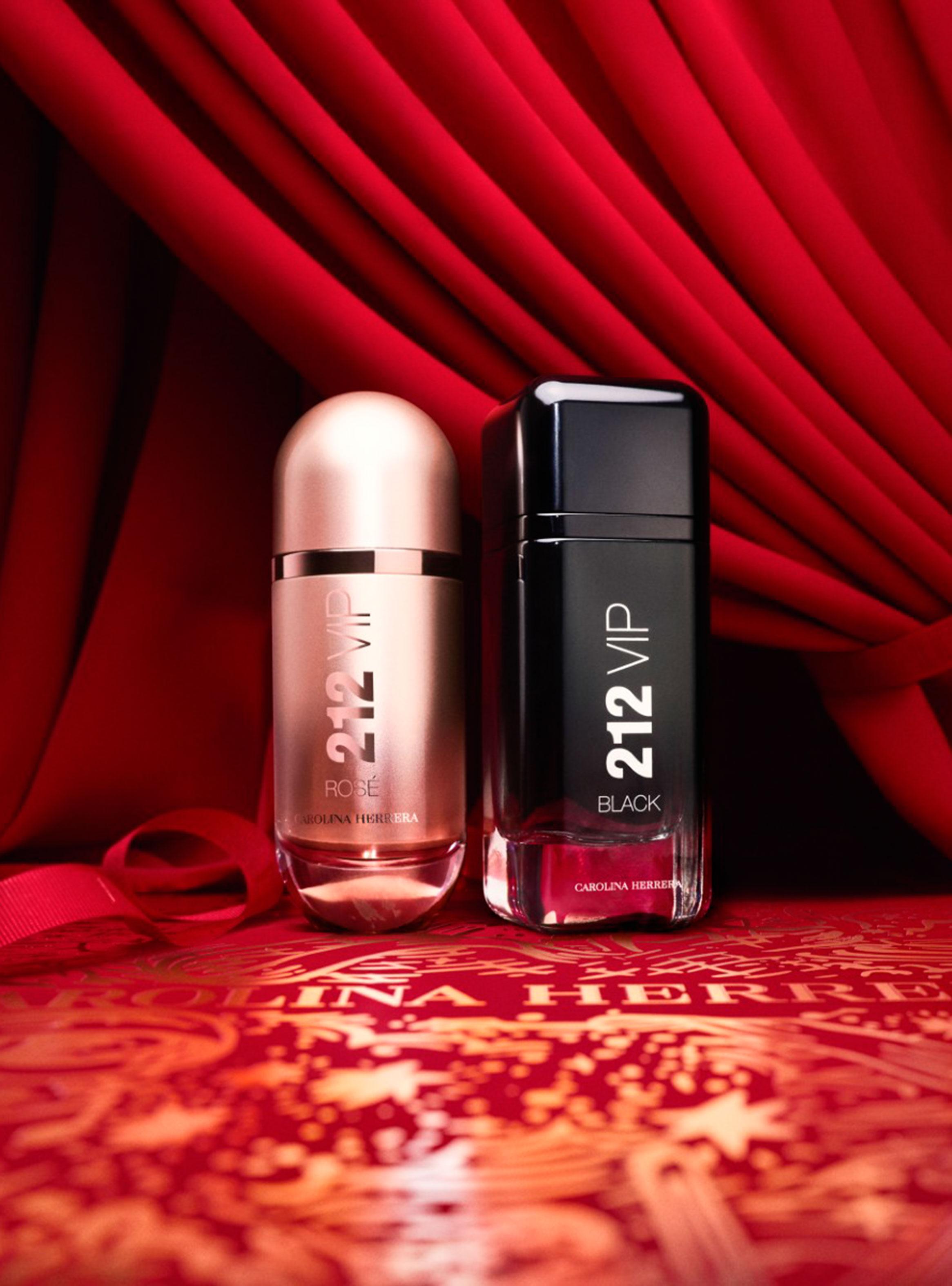 Perfume 212 VIP Black EDP Hombre 100 ml + Gel de Baño 100 ml + EDP 10 ml-3