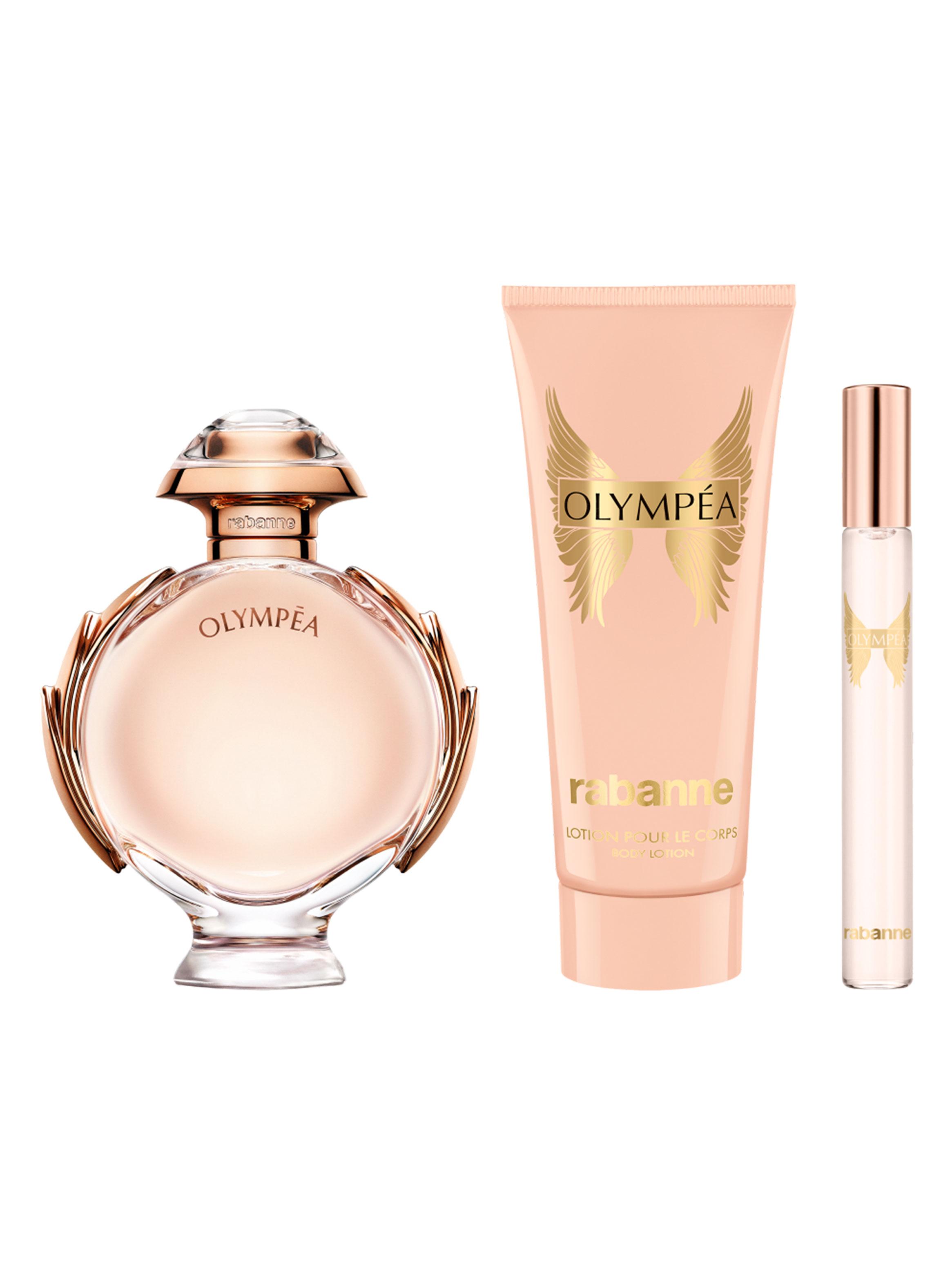 Set Perfume Olympéa EDP Mujer 80 ml + Sensual Loción Corporal 100 ml + EDP 10 ml-1