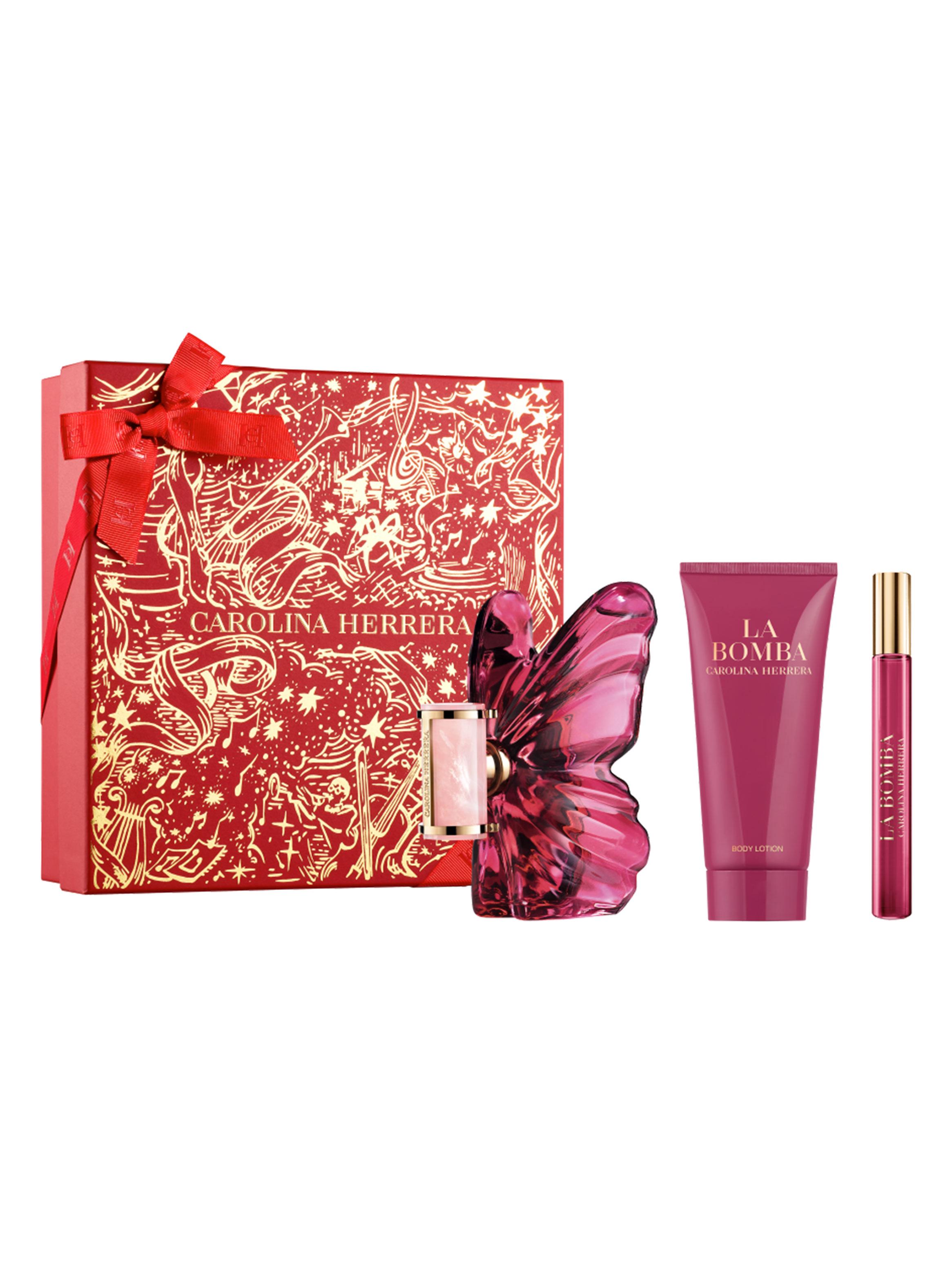 Set Perfume La Bomba EDP Mujer 80 ml + Loción Corporal 100 ml + EDP 10 ml-0