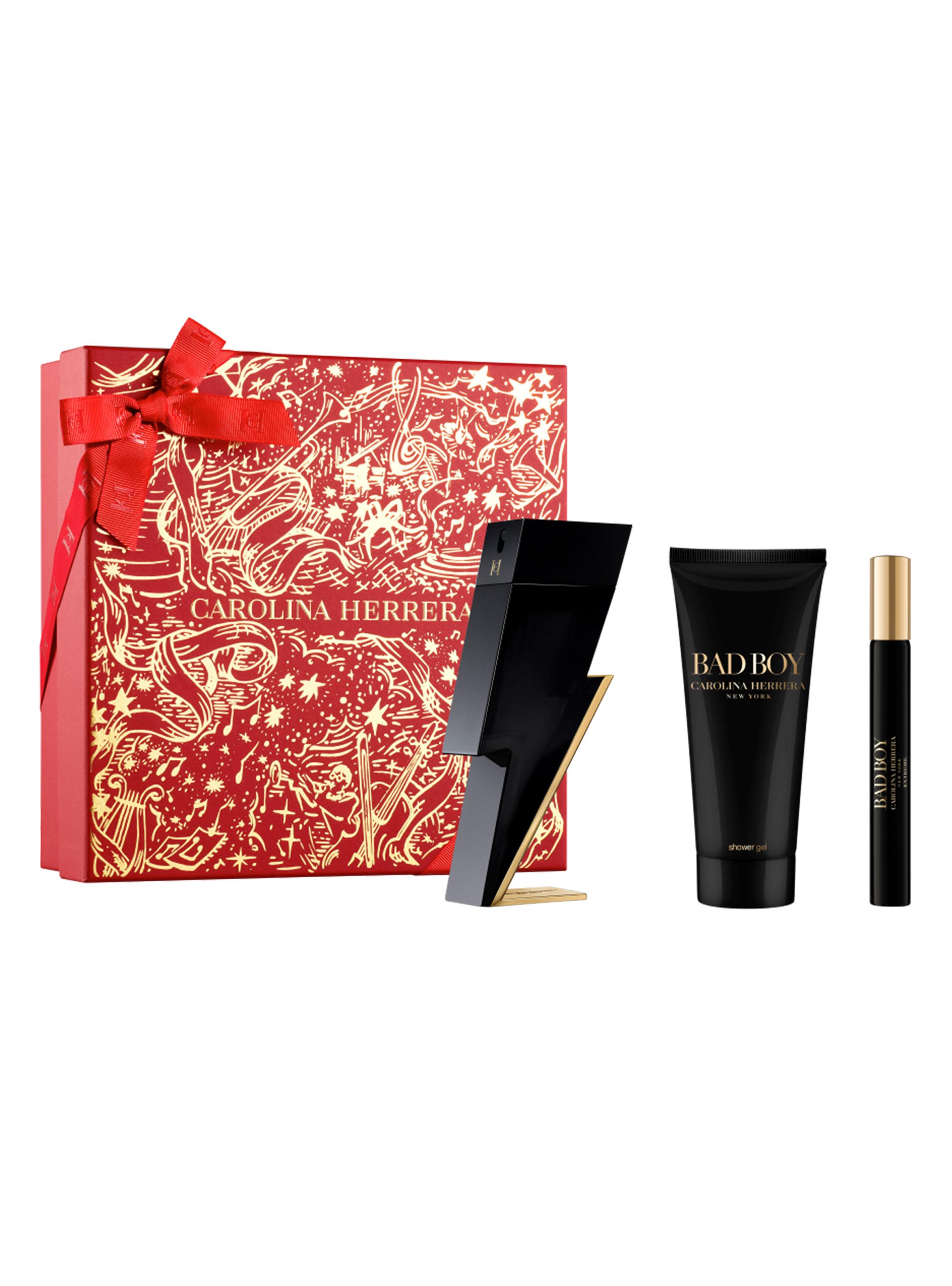 Set Perfume Bad Boy EDT Hombre 100 ml + Gel de Baño 100 ml + EDT 10 ml-0