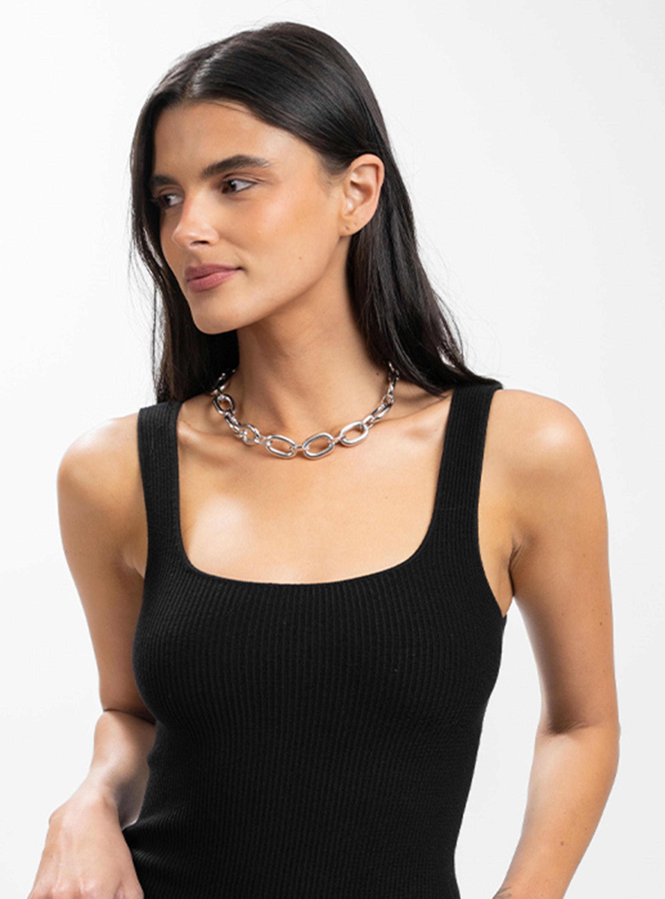 Polera Color Negro-2