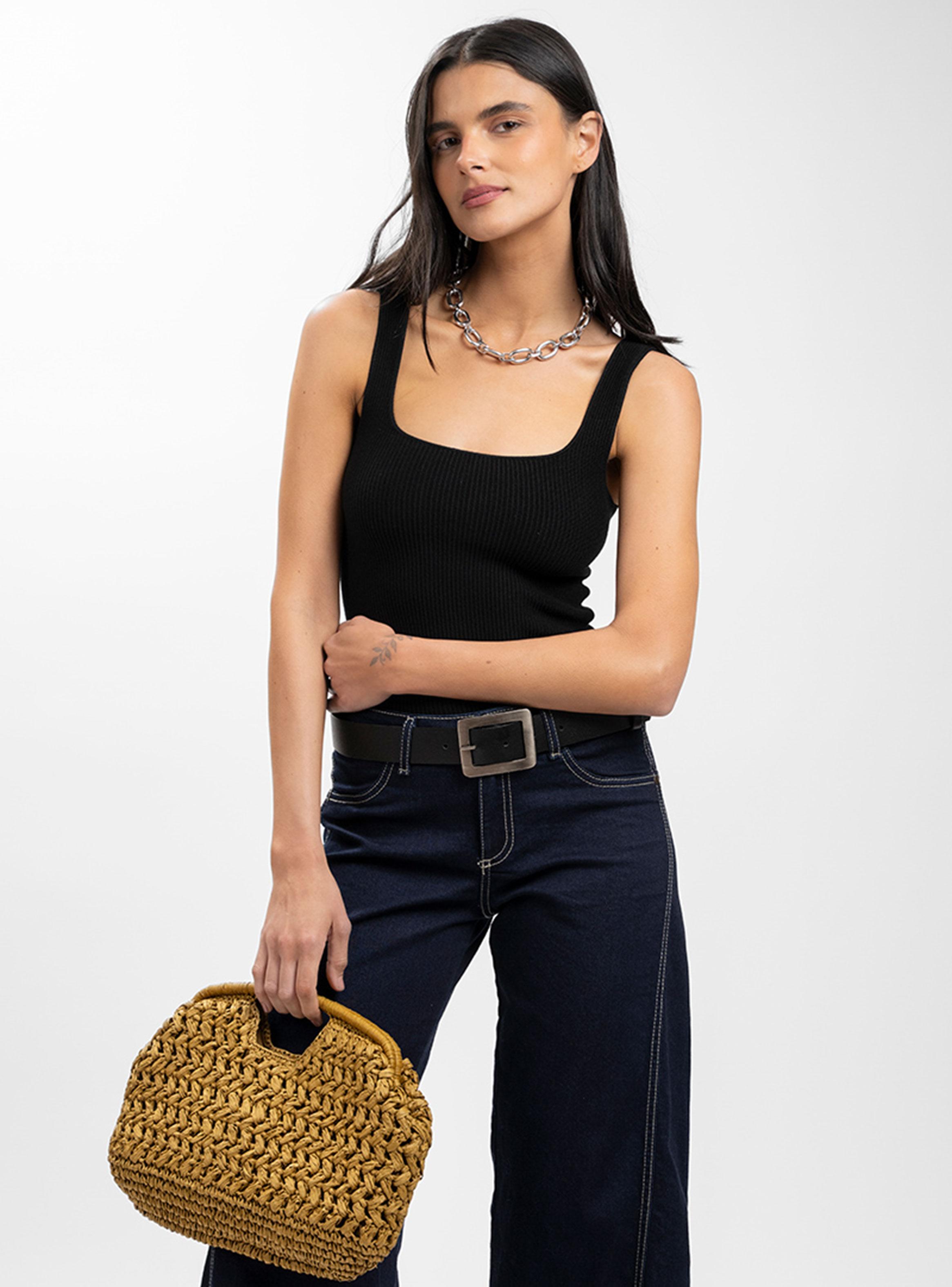 Polera Color Negro-3