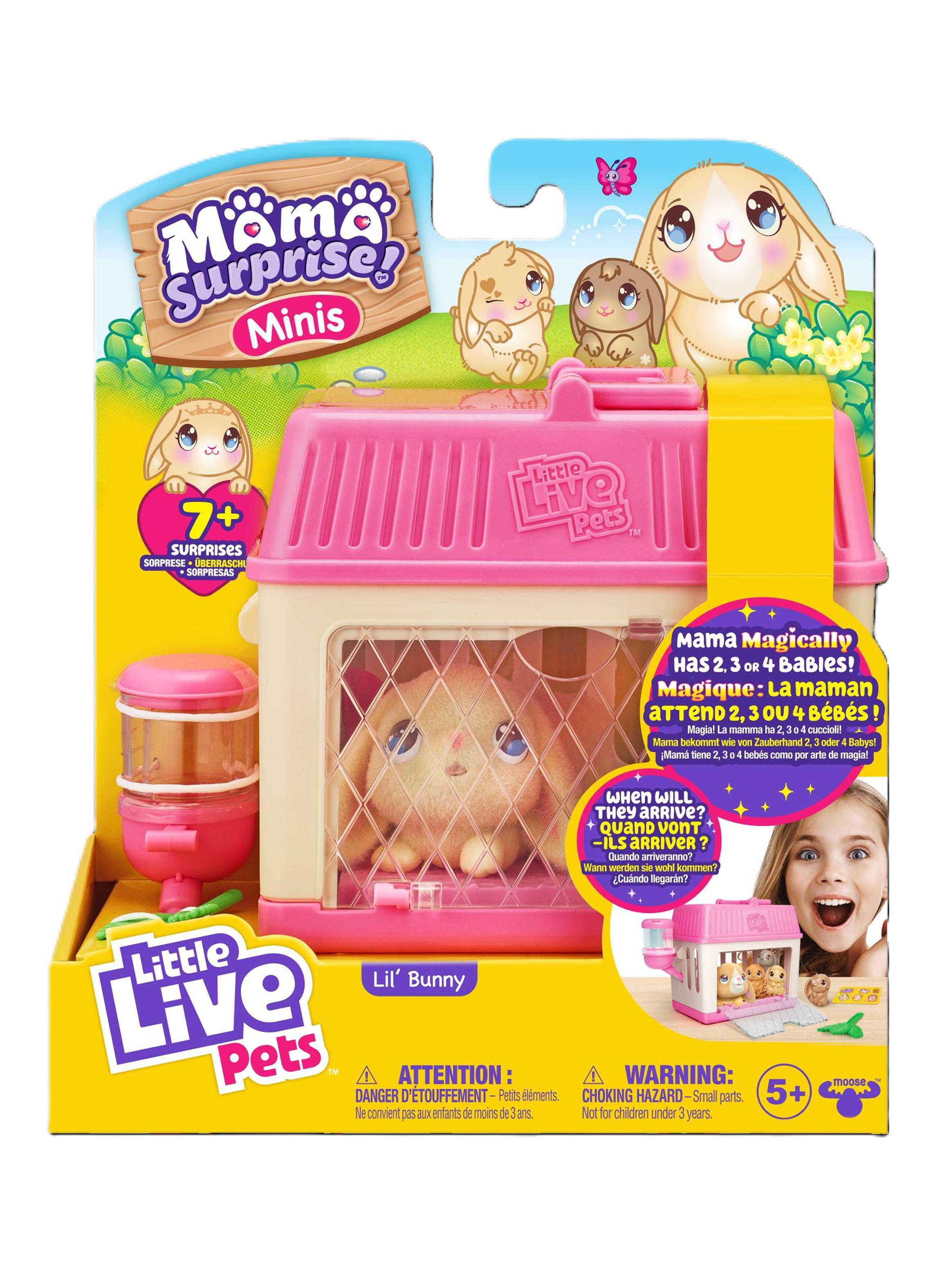 Set de Juego Little Live Pets Mamá Sorpresa Rosado-0