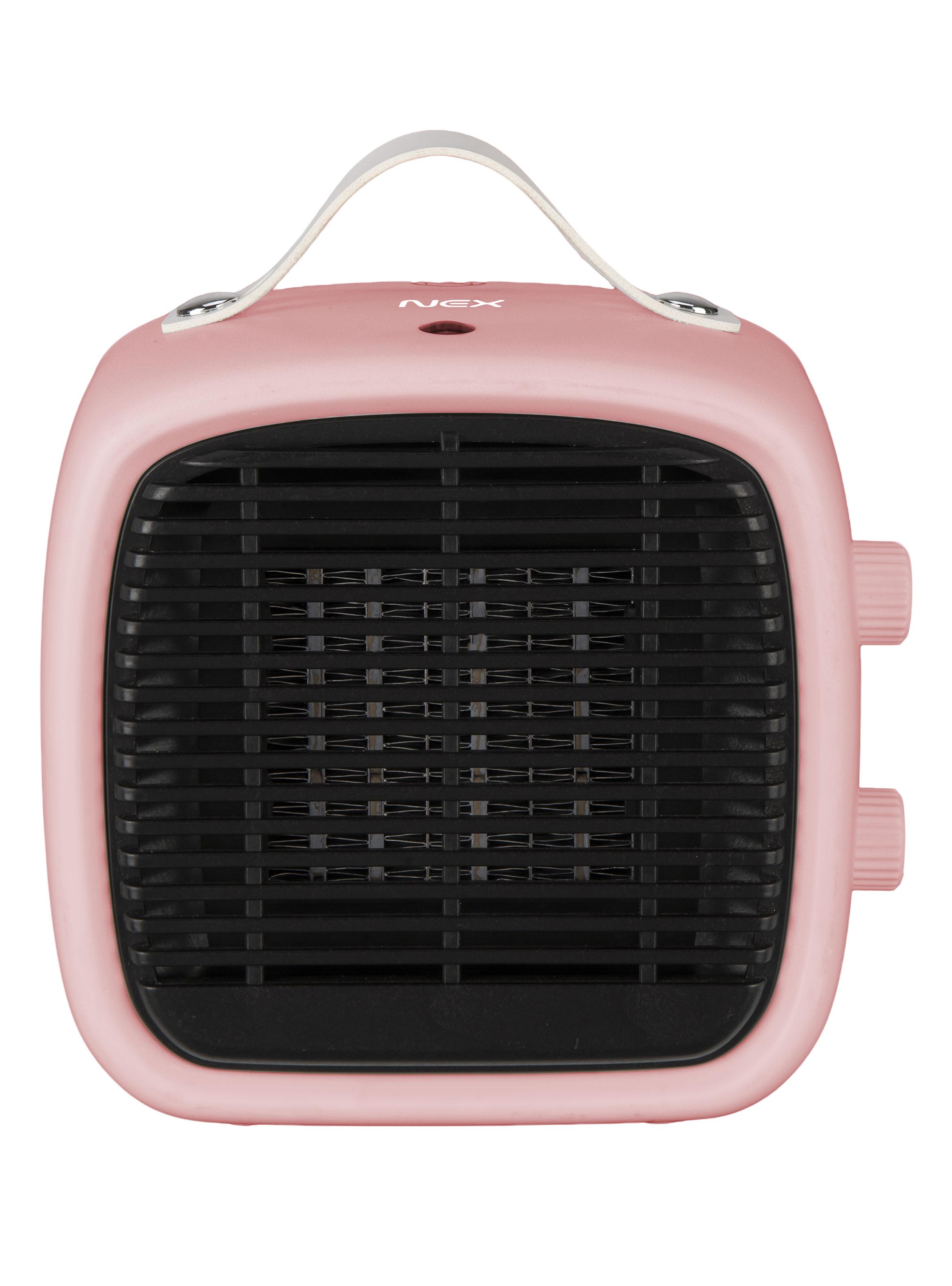 Calefactor Cerámico 1200W Rosado-0