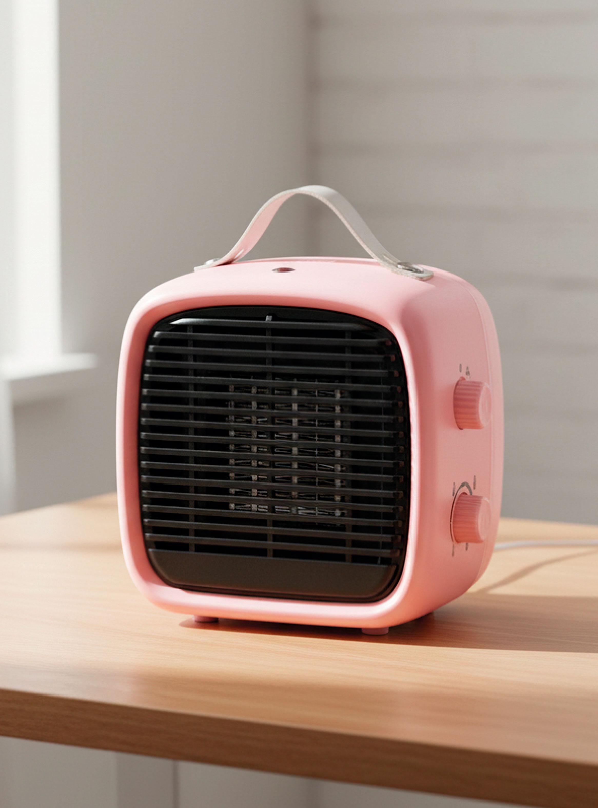Calefactor Cerámico 1200W Rosado-2