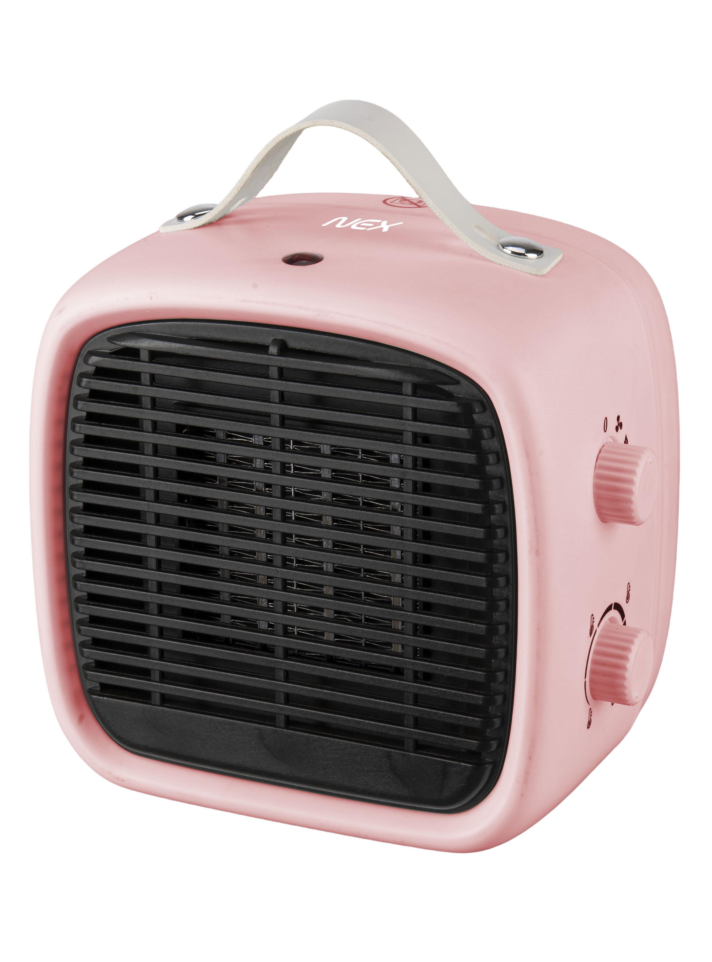 Calefactor Cerámico 1200W Rosado-1