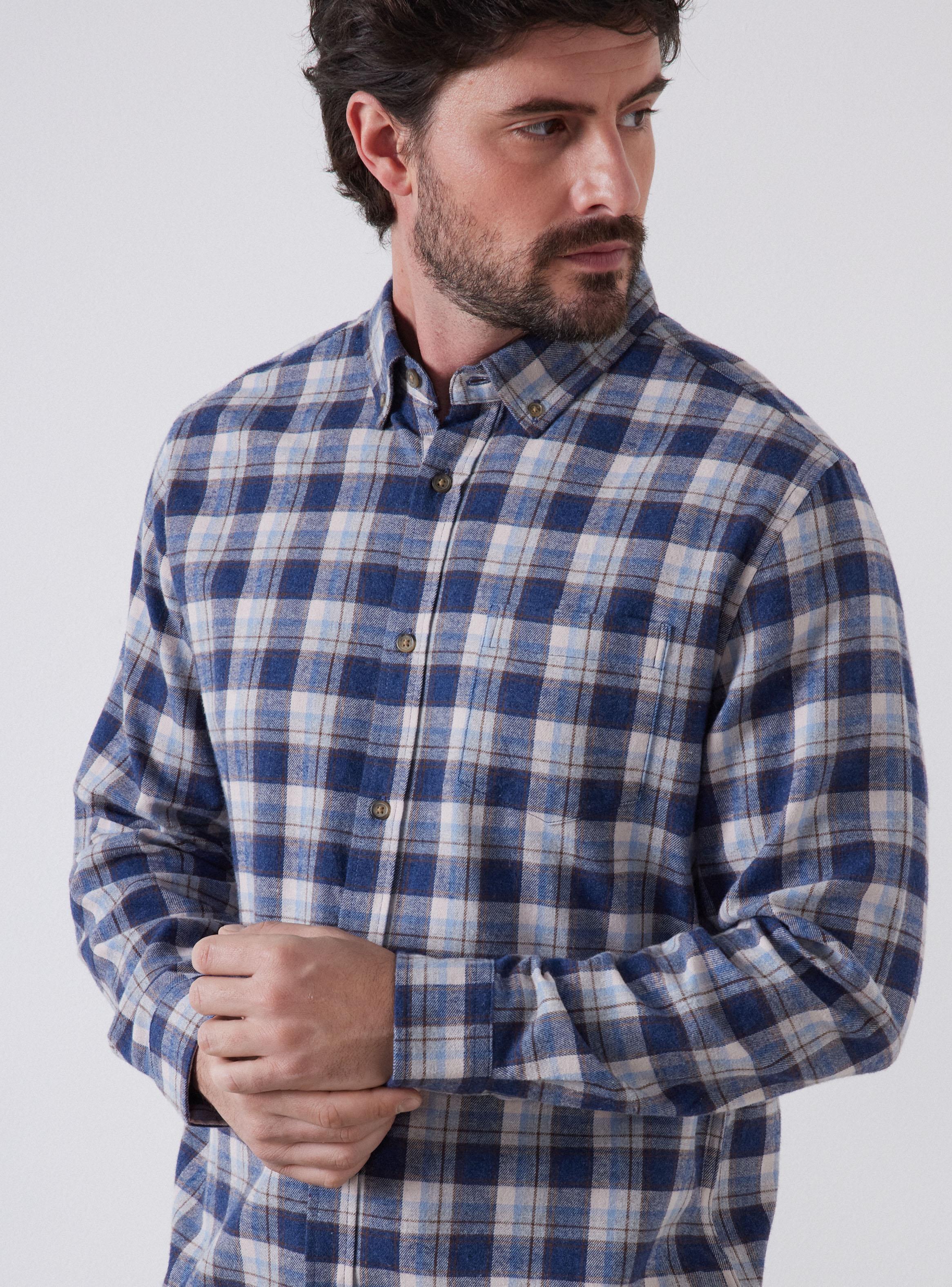 Camisa Franela Manga Larga-3