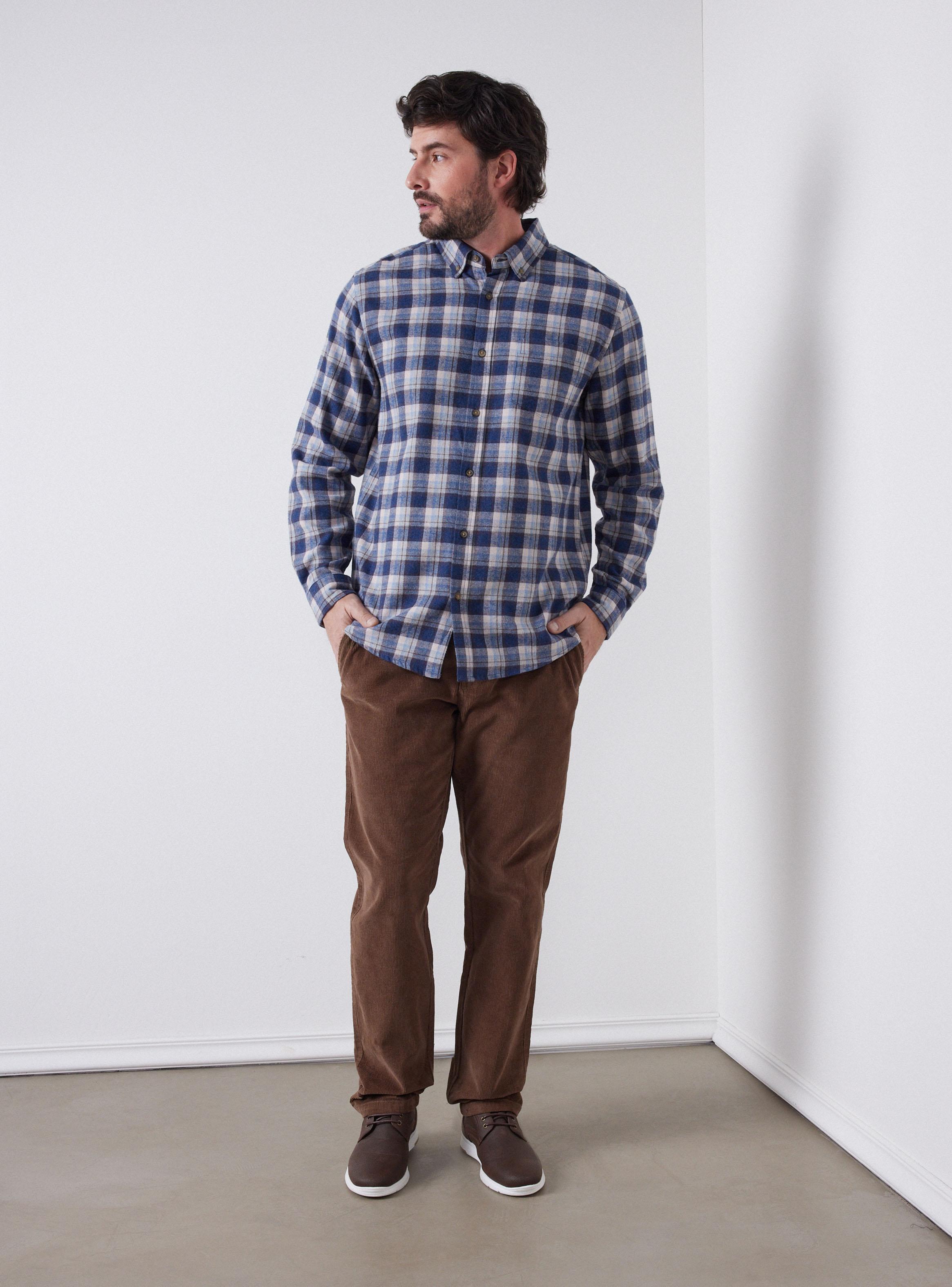 Camisa Franela Manga Larga-4