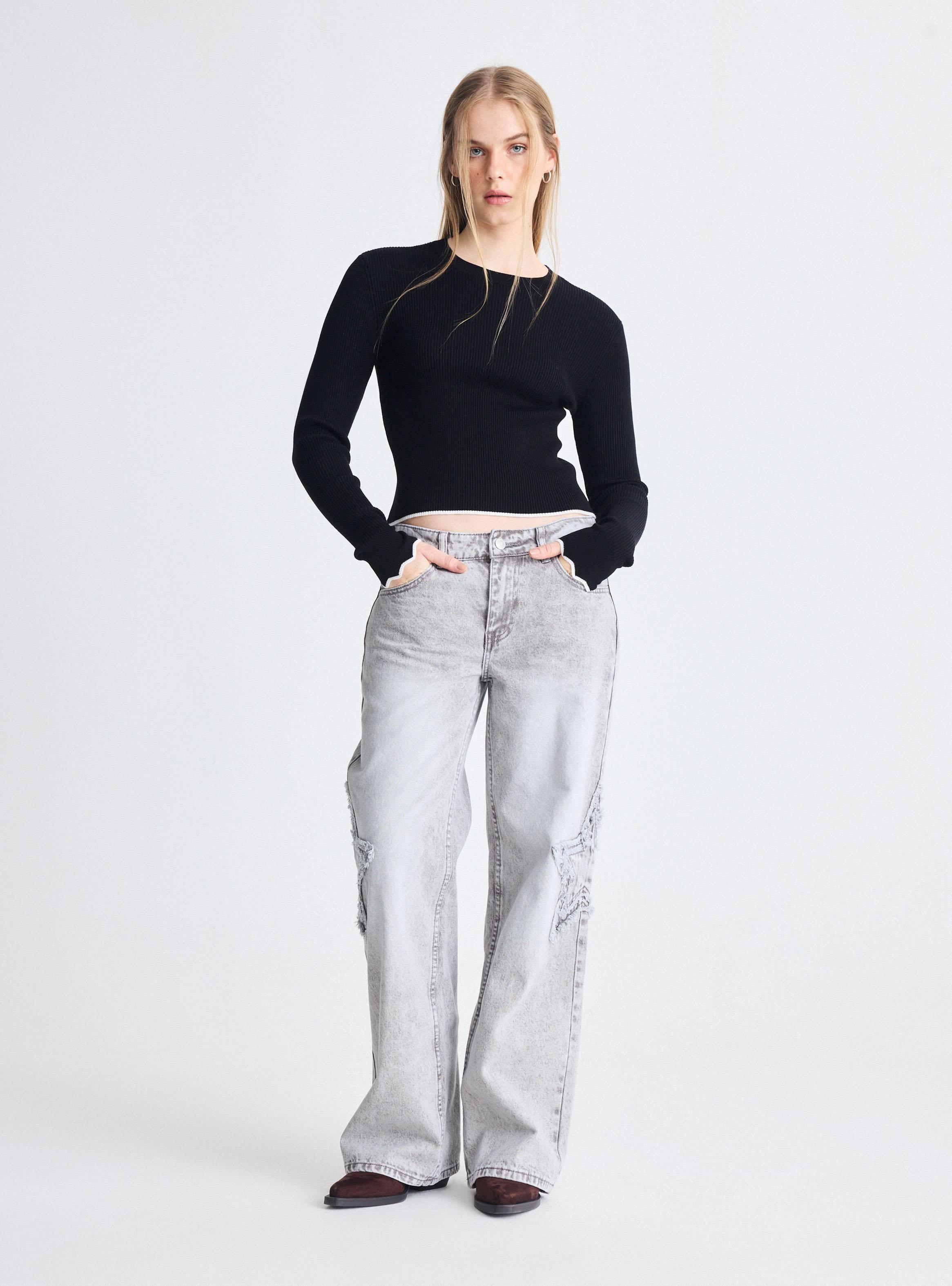 Sweater Tejido Acanalado-4