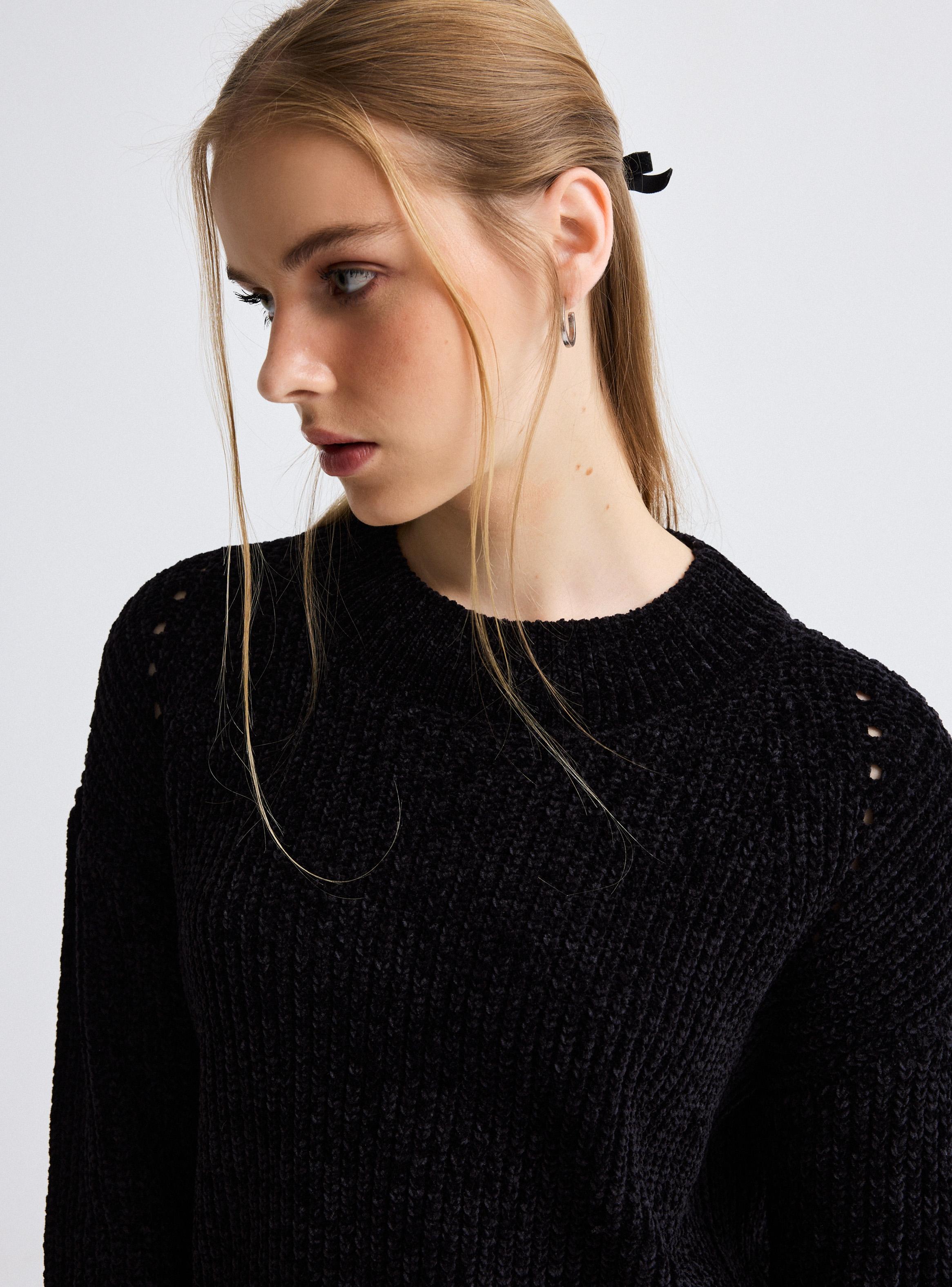 Sweater Cuello Redondo Punto Texturizado-2