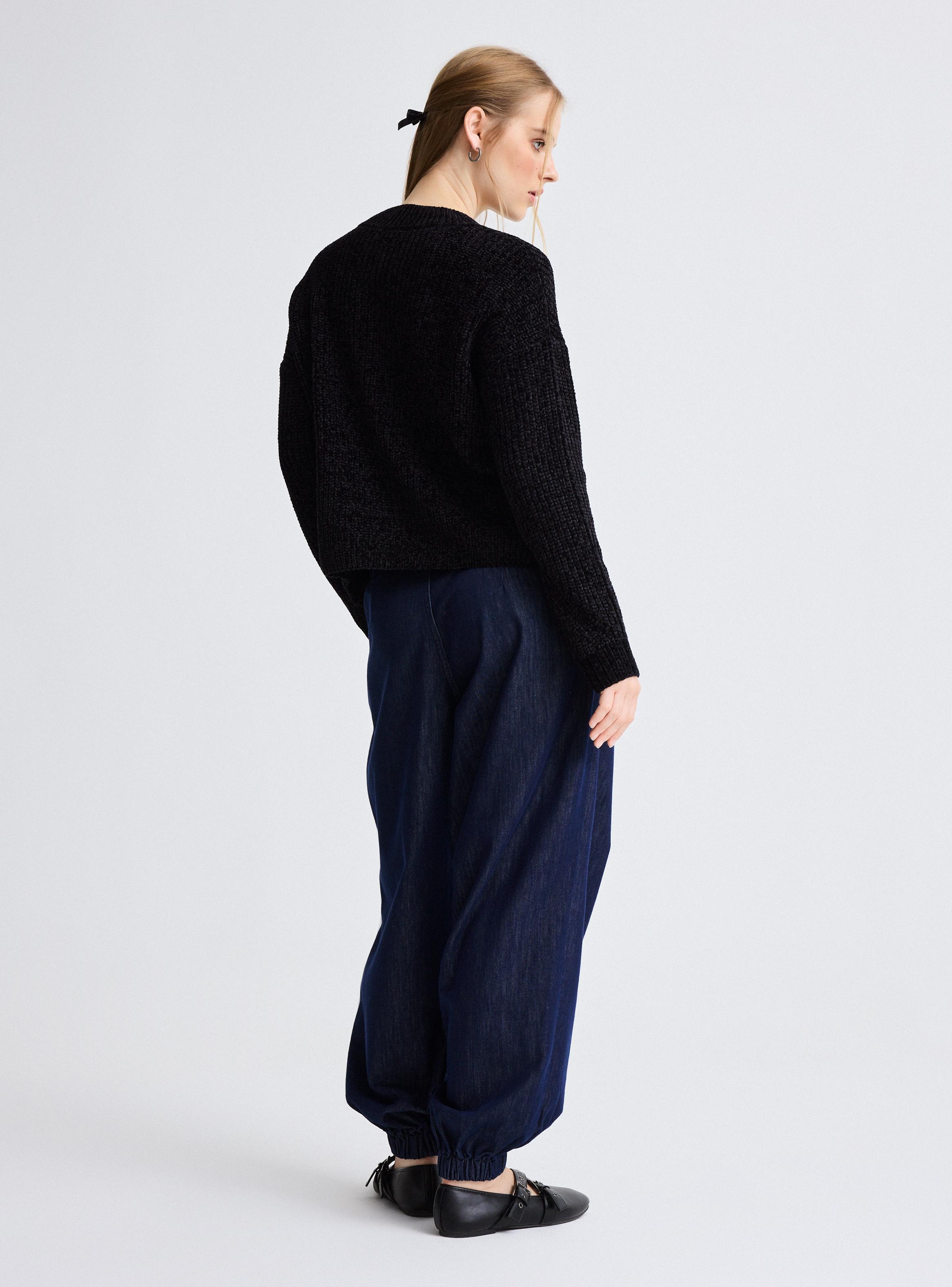 Sweater Cuello Redondo Punto Texturizado-5