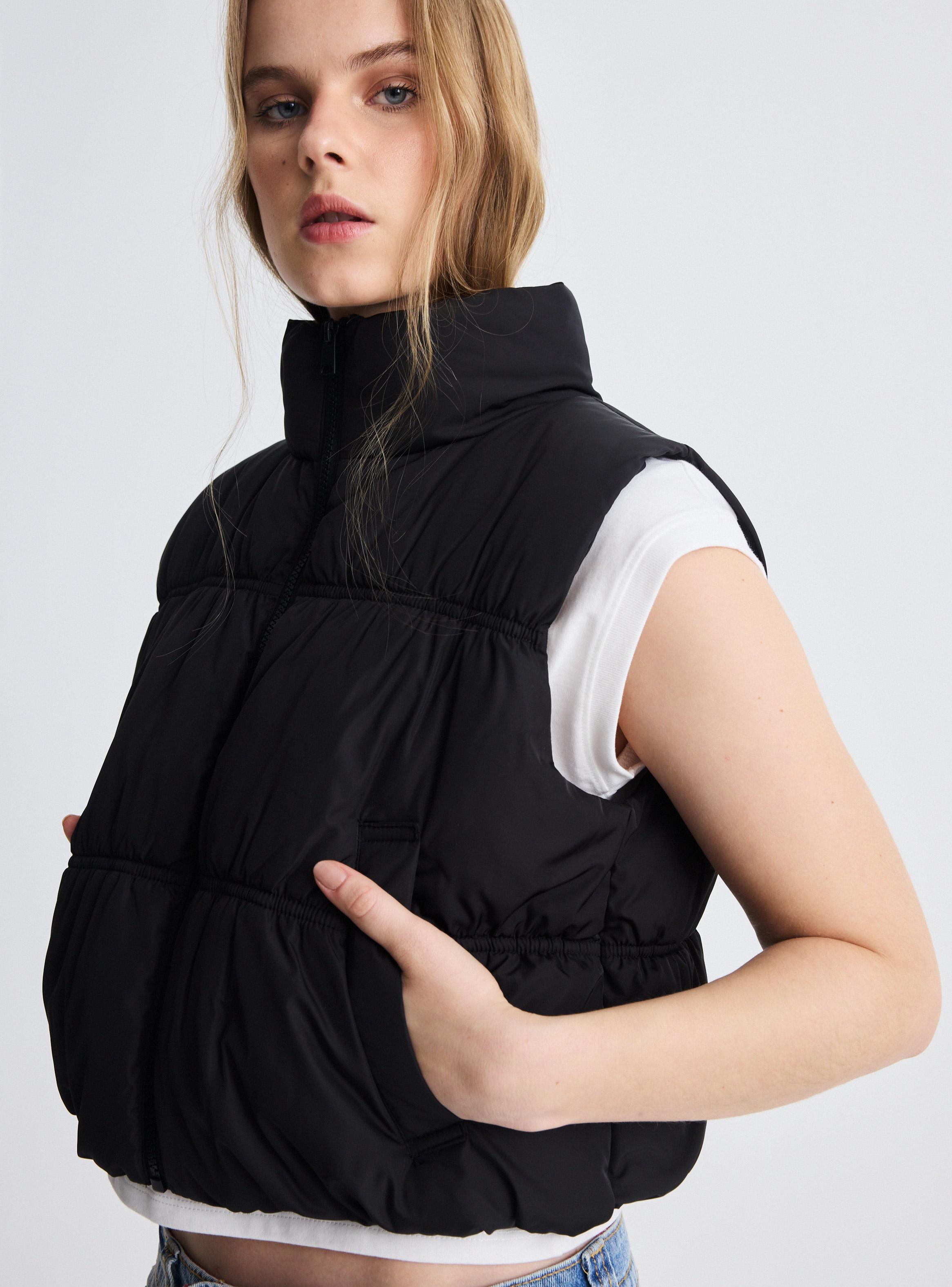 Parka Acolchada con Bolsillos de Vivo-2