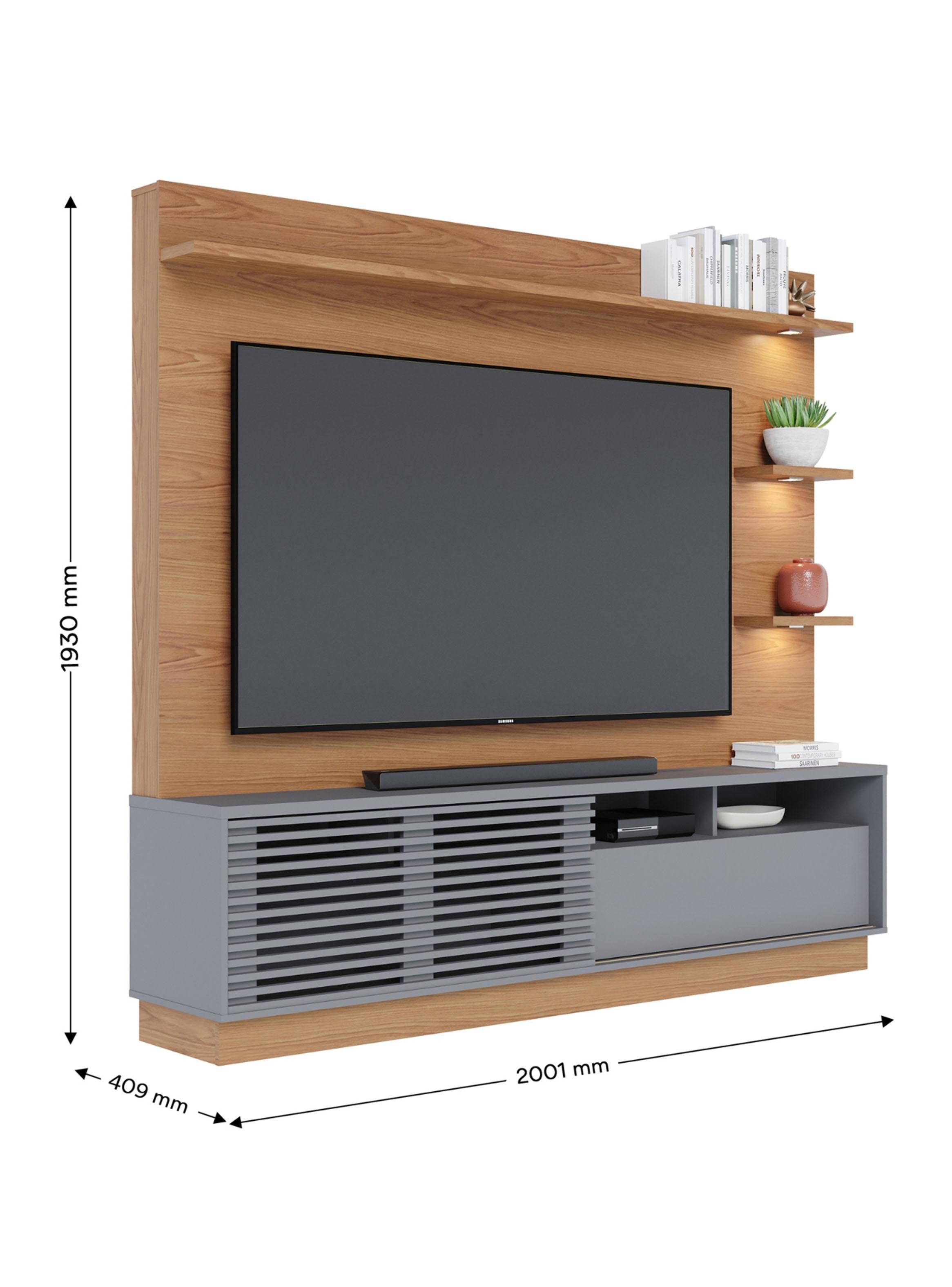 Home TV 70'' Campeche Freijo Cinza-1