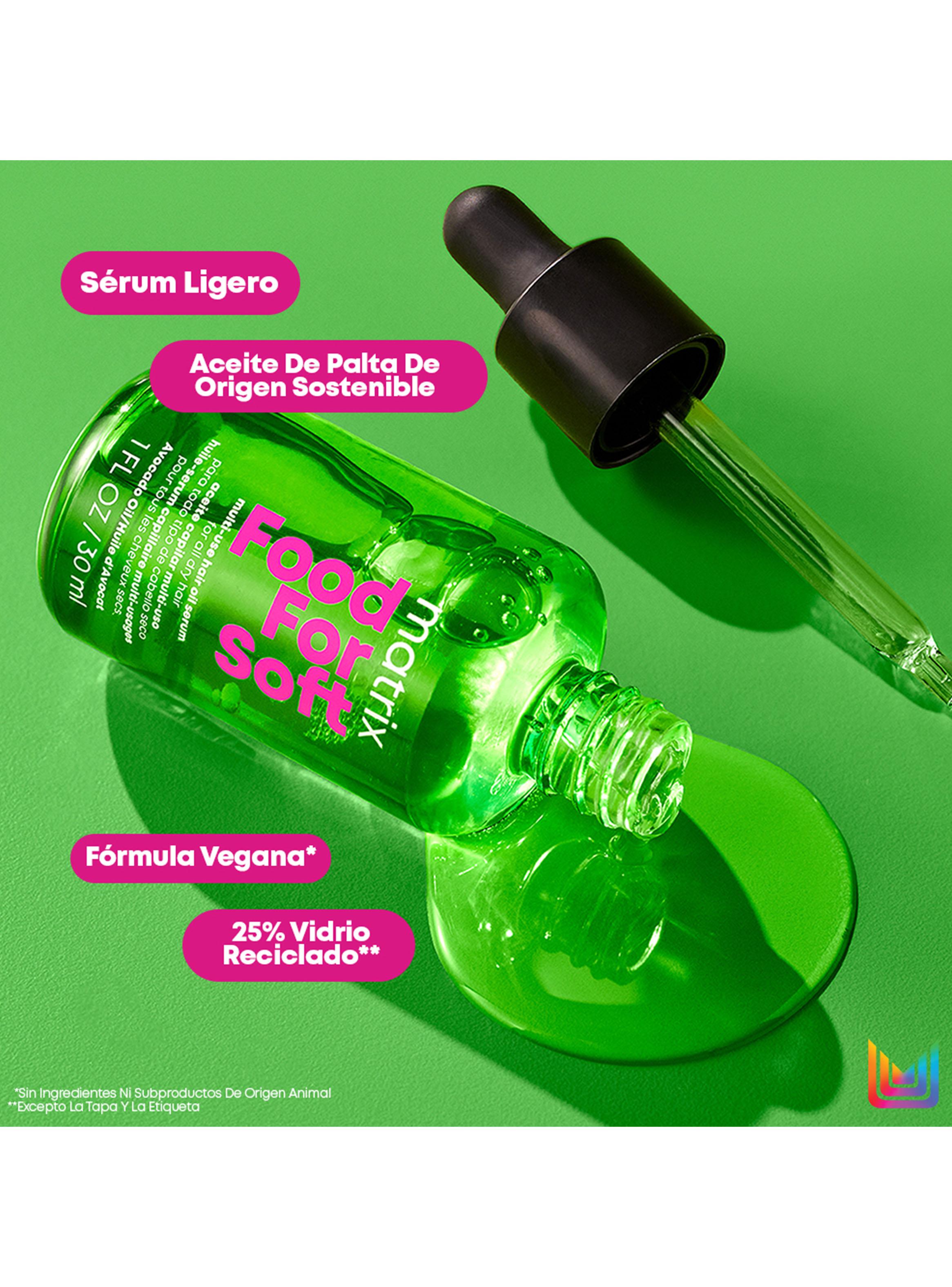 Mini Aceite Multi-Uso Cabello Seco Food For Soft 30 ml Matrix-3