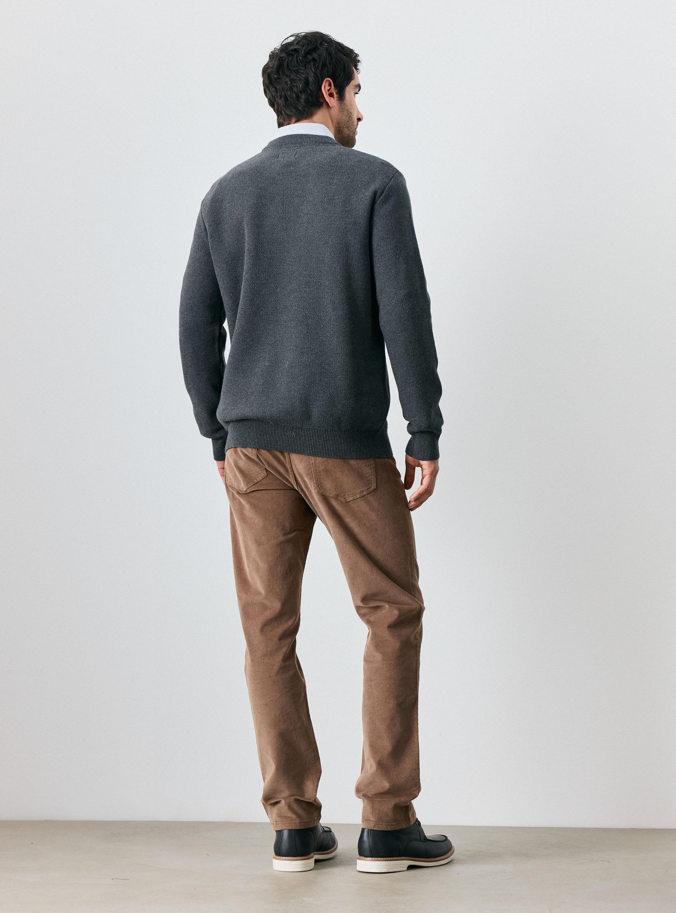 Sweater Cuello Redondo Casual-5