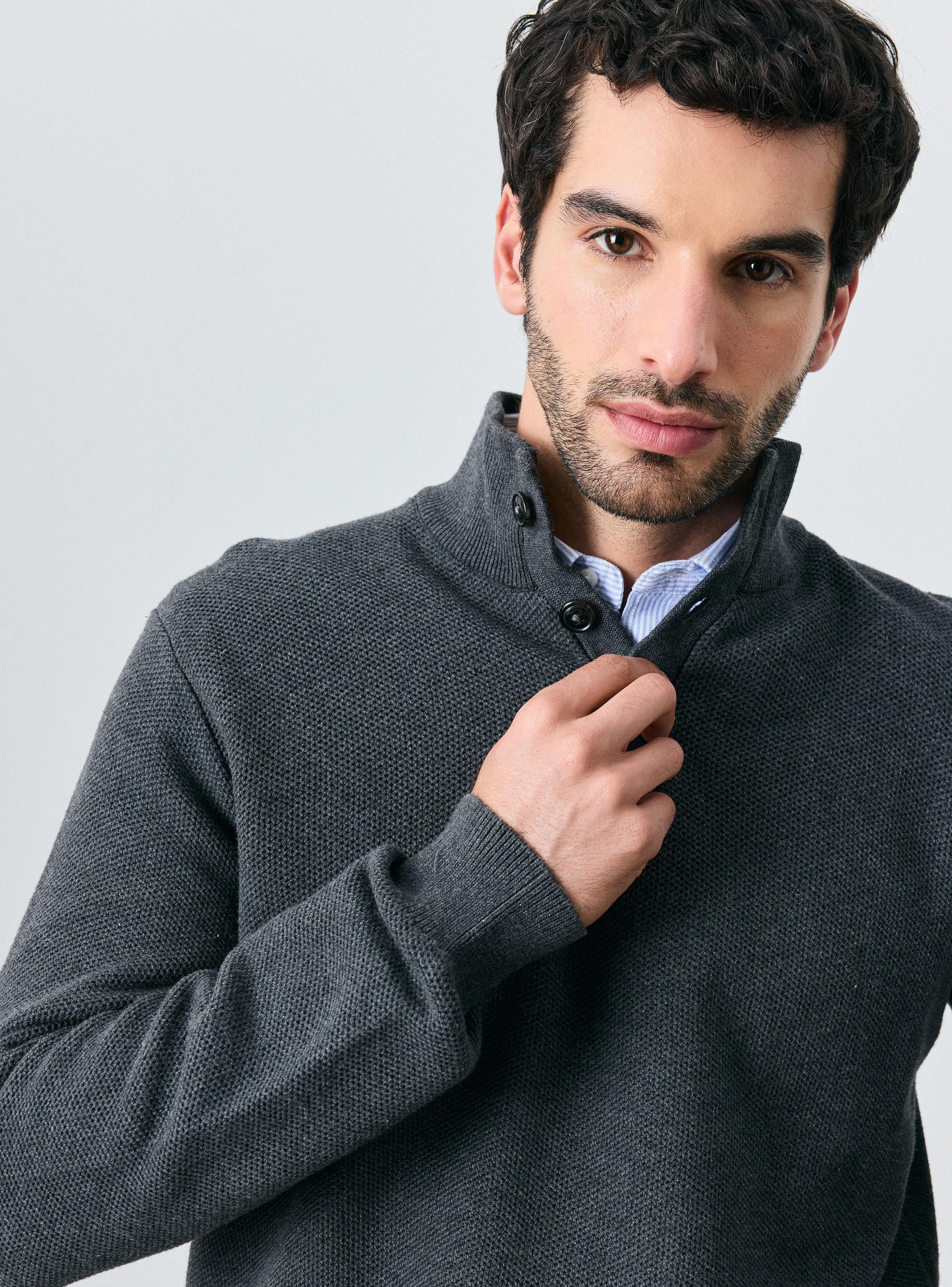 Sweater Cuello Botones Weather-3