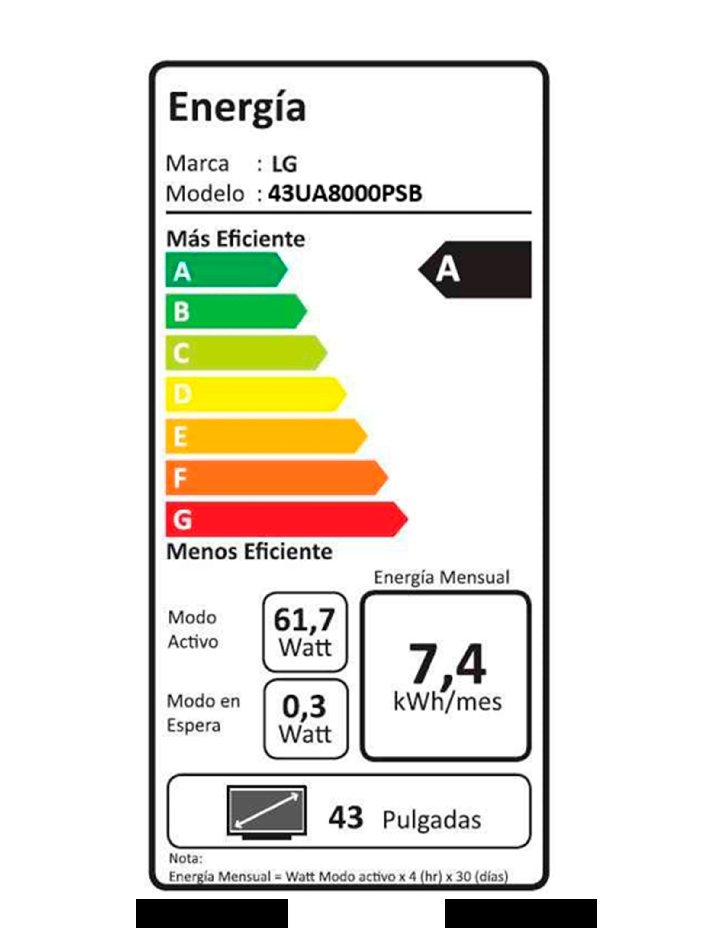 LED Smart TV 43' 4K UHD UA80 2025 con IA-9