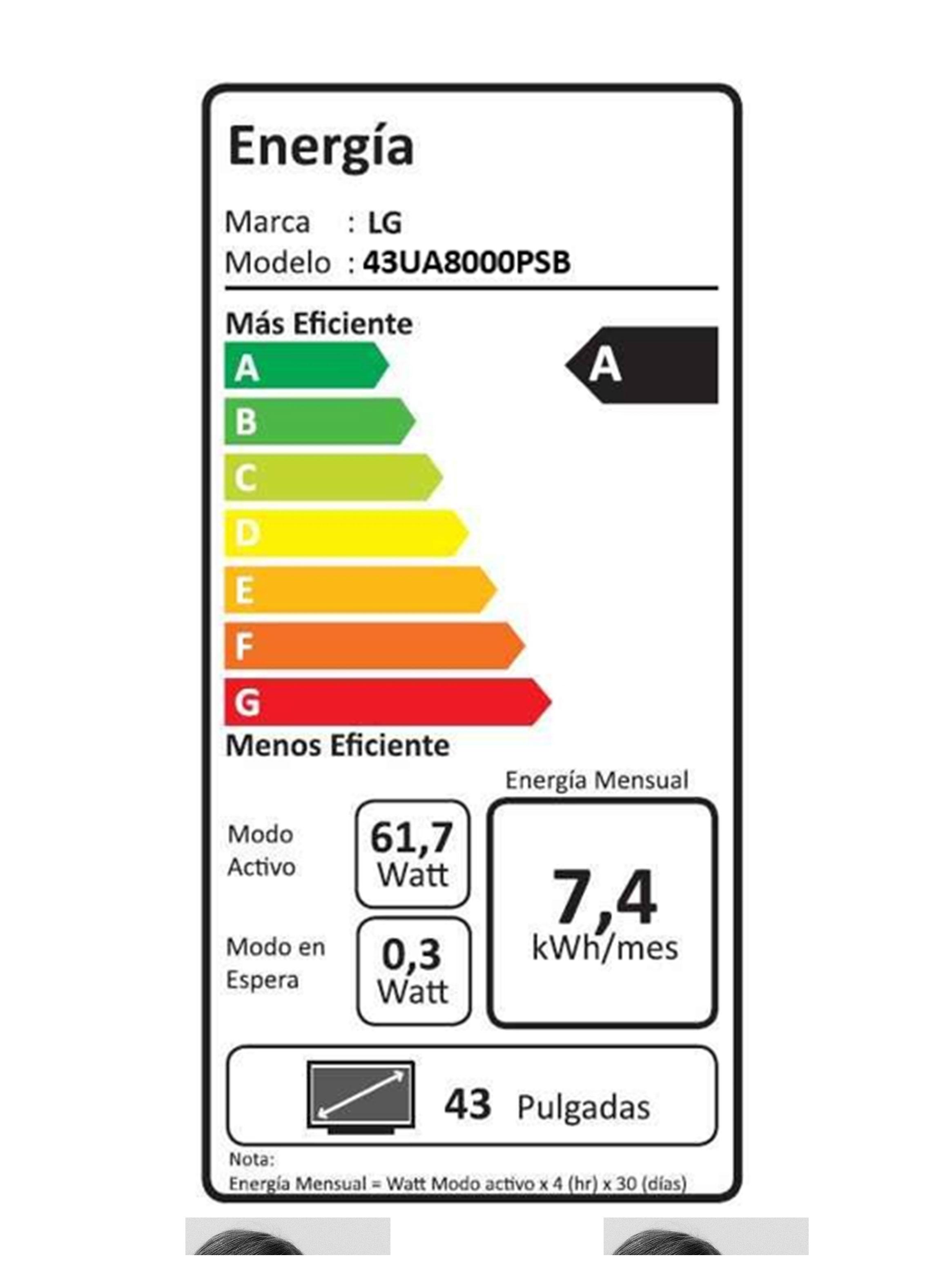 LED Smart TV 43'' 4K UHD 43UA8000PSB 2025-8
