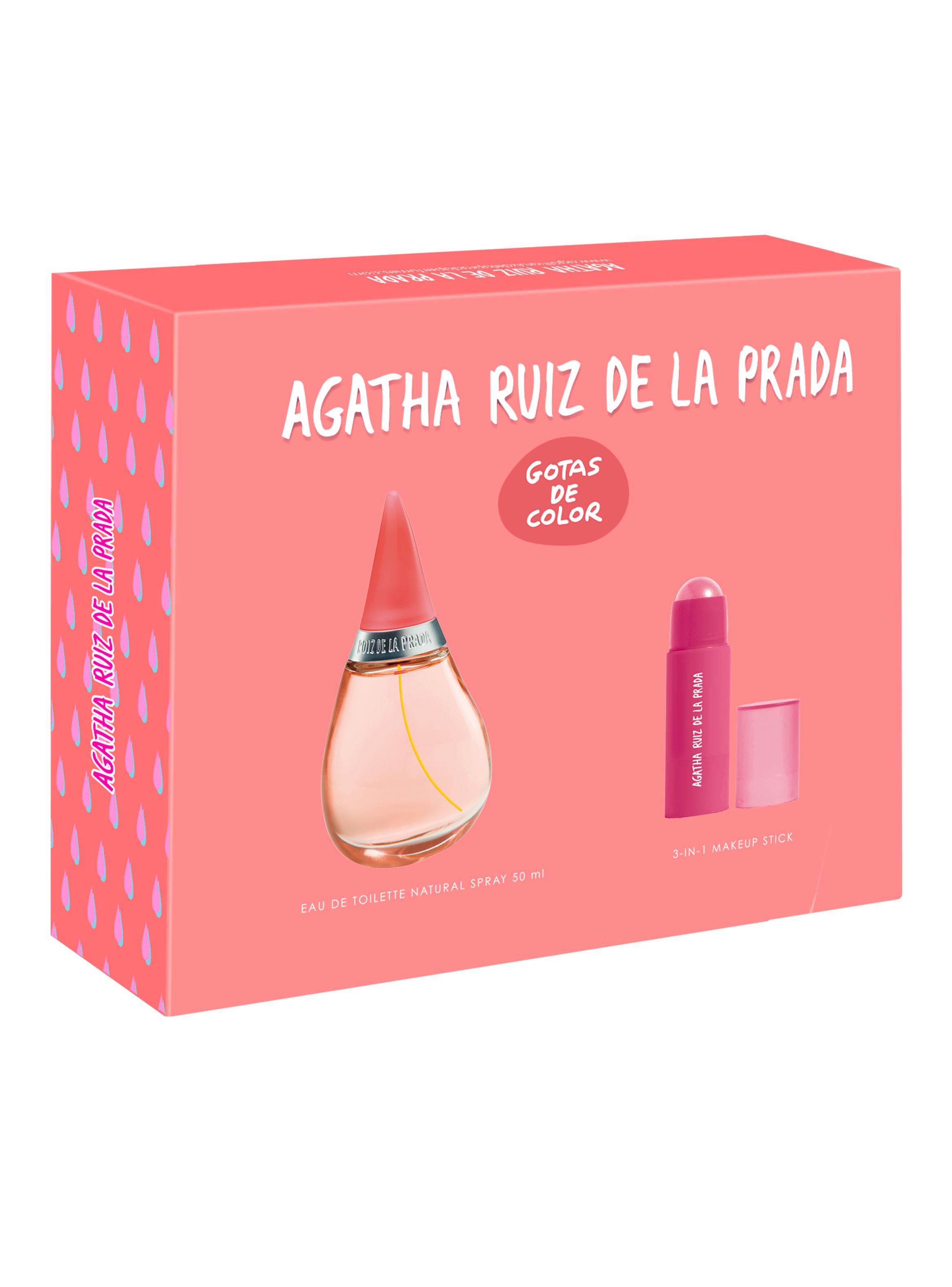 Set Perfume Gotas de Color EDT 50 ml + Lip & Cheek Stick-0
