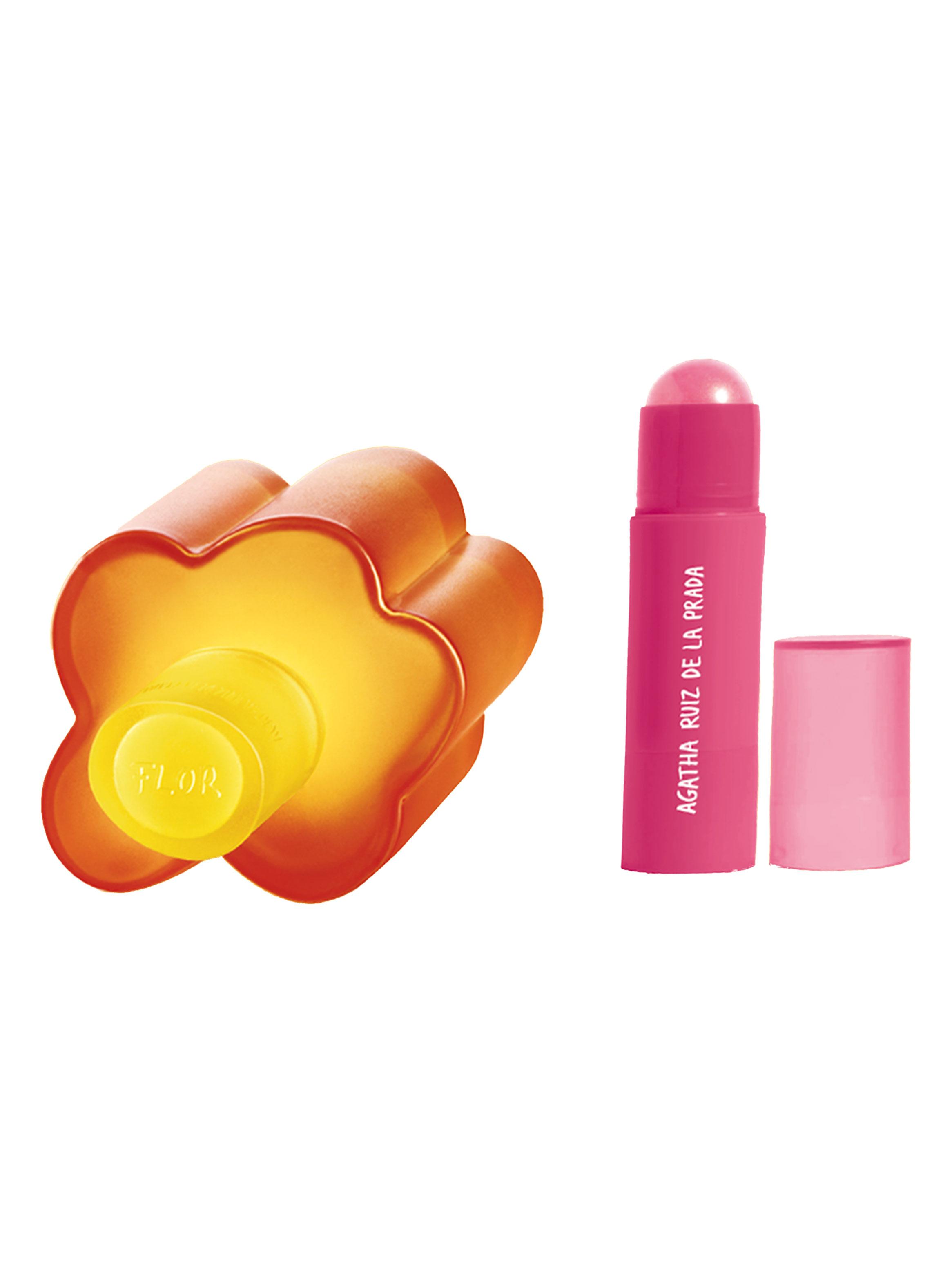 Set Perfume Flor EDT Mujer 50 ml +  Lip & Cheek Stick-0