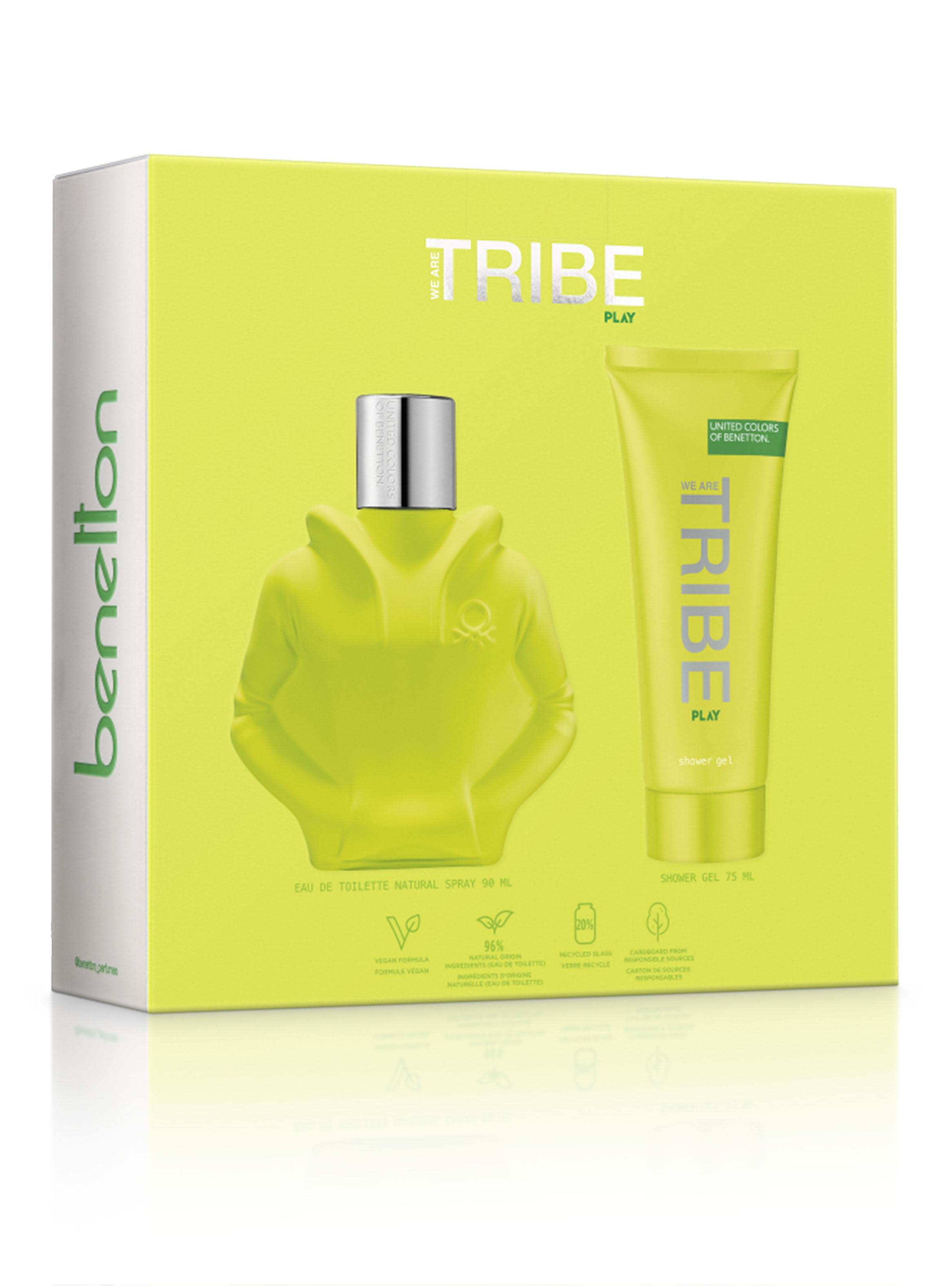 Set Perfume United Colors We are Tribe Play EDT Hombre 90 ml + Are Tribe Play Gel de Baño 75 ml-2