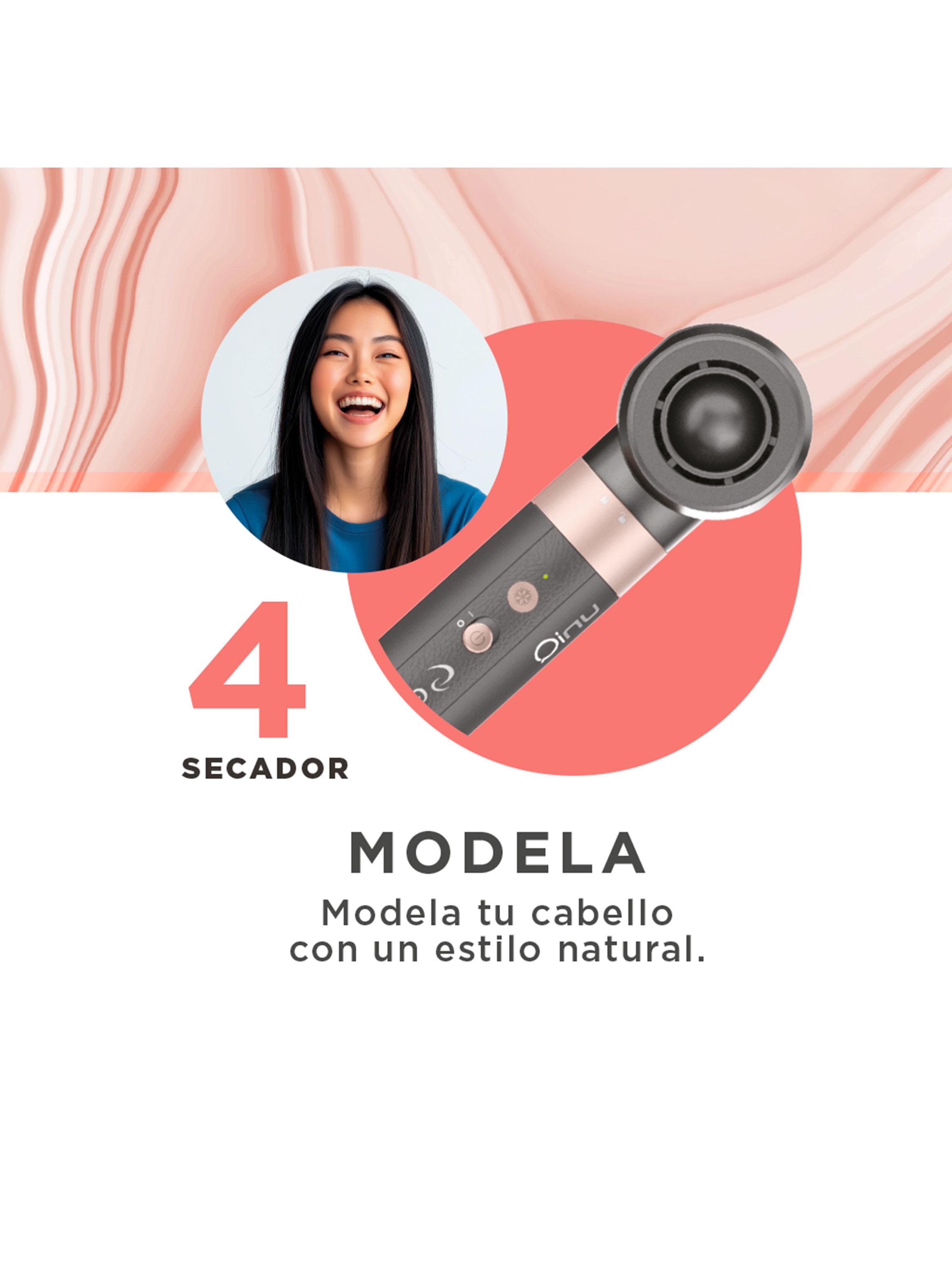 Cepillo Secador Multistyler Aura UniQ 4 en 1 Rose Gold-5