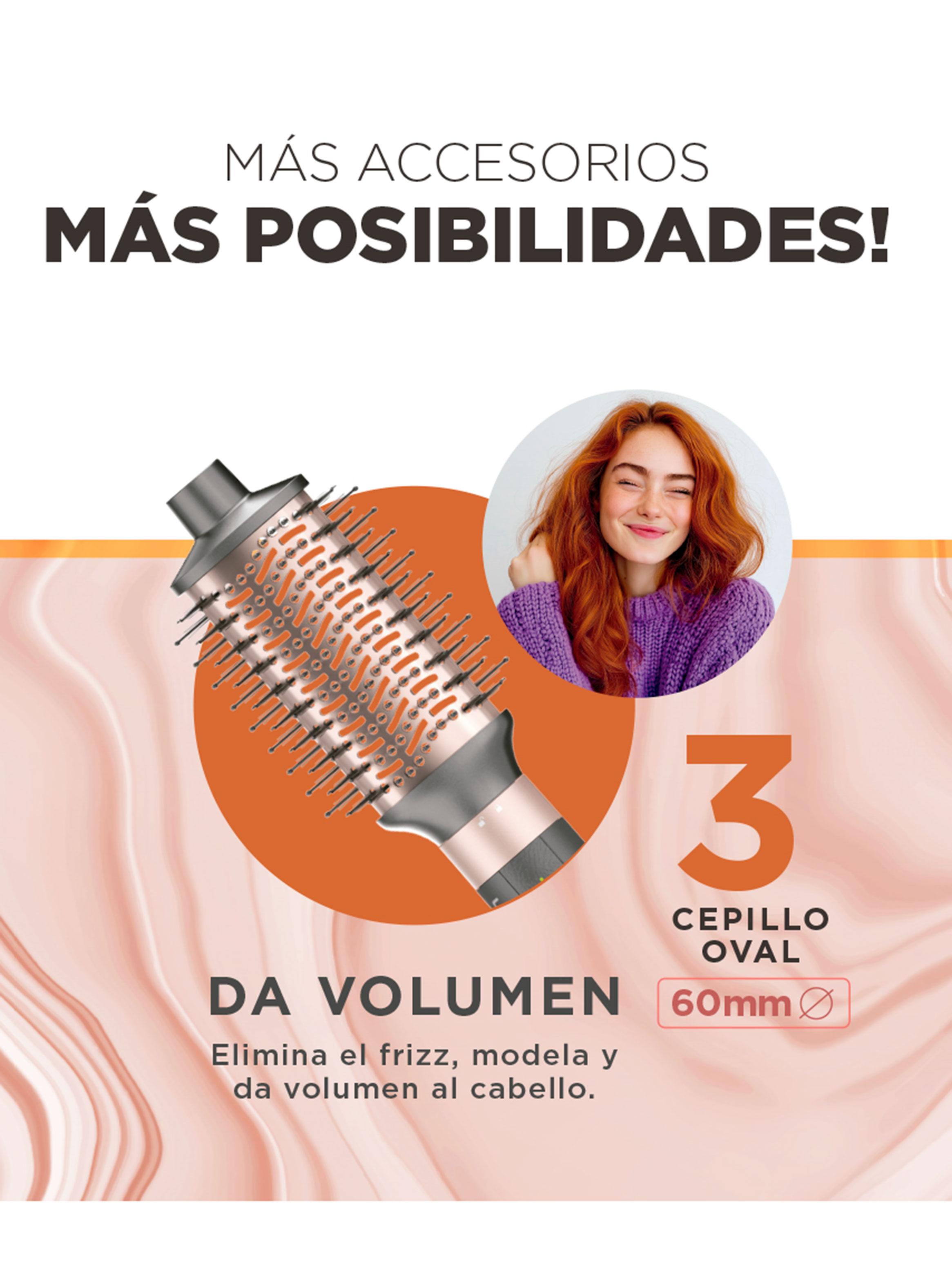 Cepillo Secador Multistyler Vibrance UniQ 8 en 1 Rose Gold-4