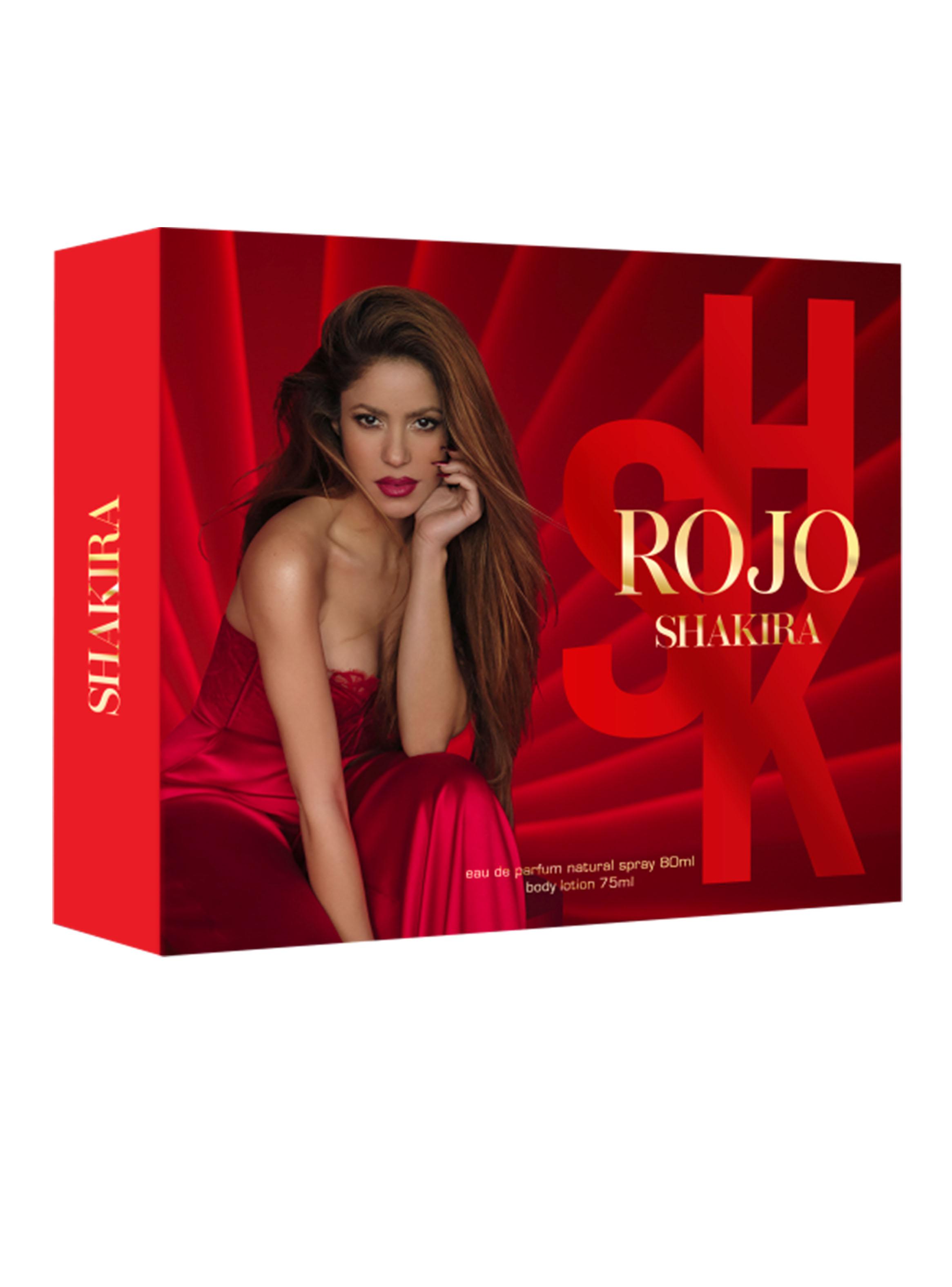 Set Perfume Rojo EDP Mujer 80 ml + Loción Corporal 75 ml Shakira-2