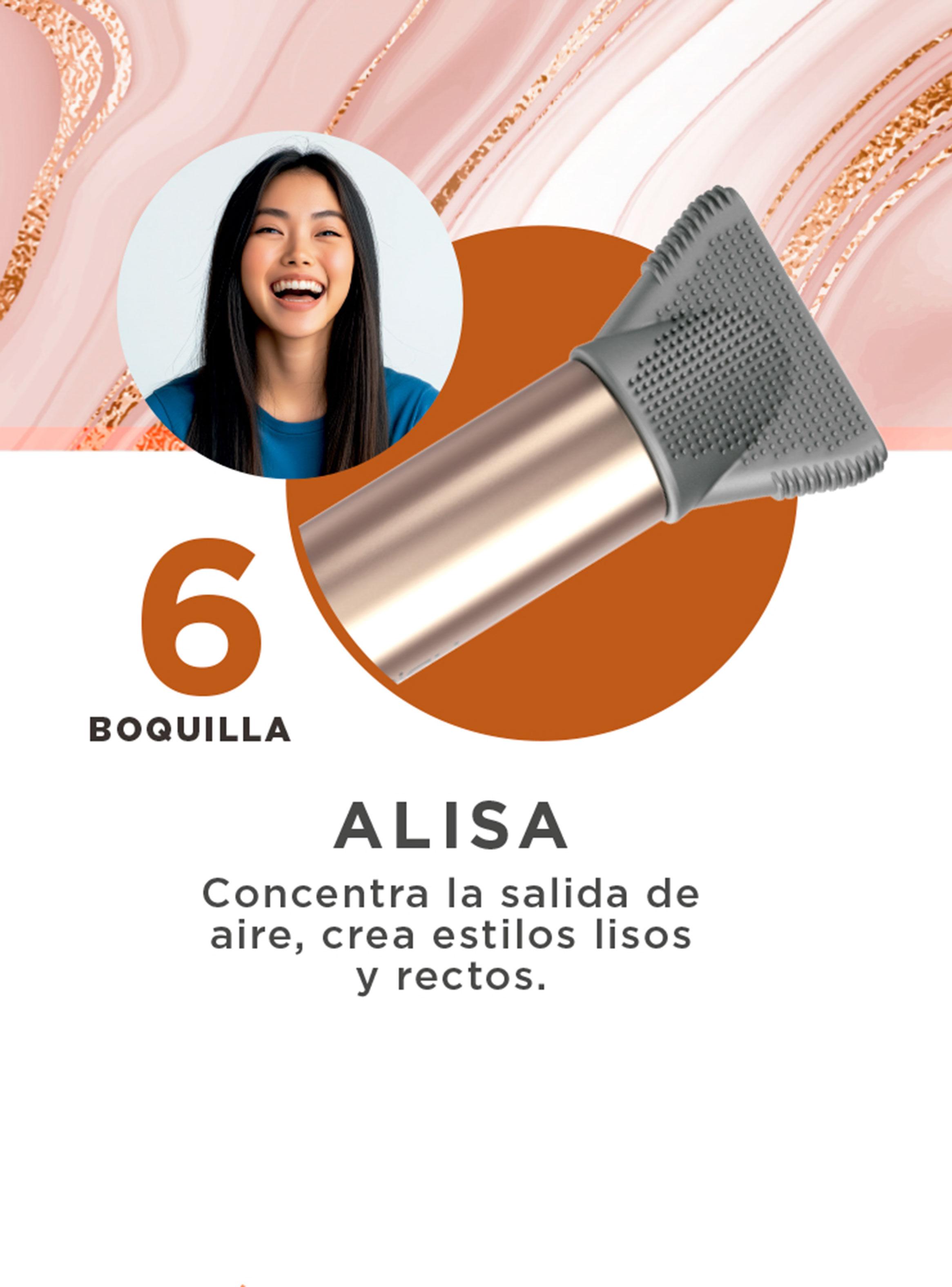 Cepillo Secador Multistyler Radiant UniQ 9 en 1 Rose Gold-5