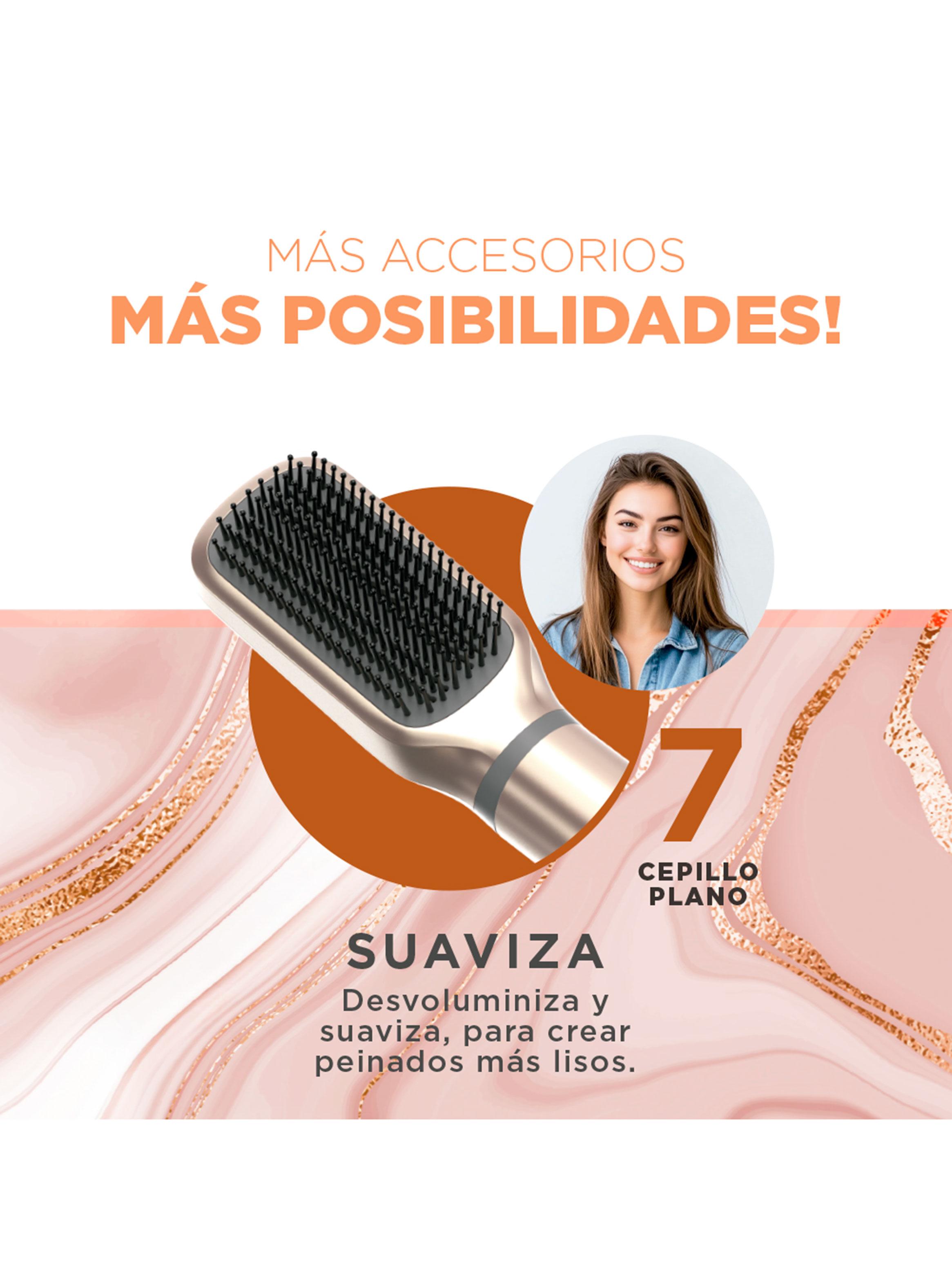 Cepillo Secador Multistyler Radiant UniQ 9 en 1 Rose Gold-6