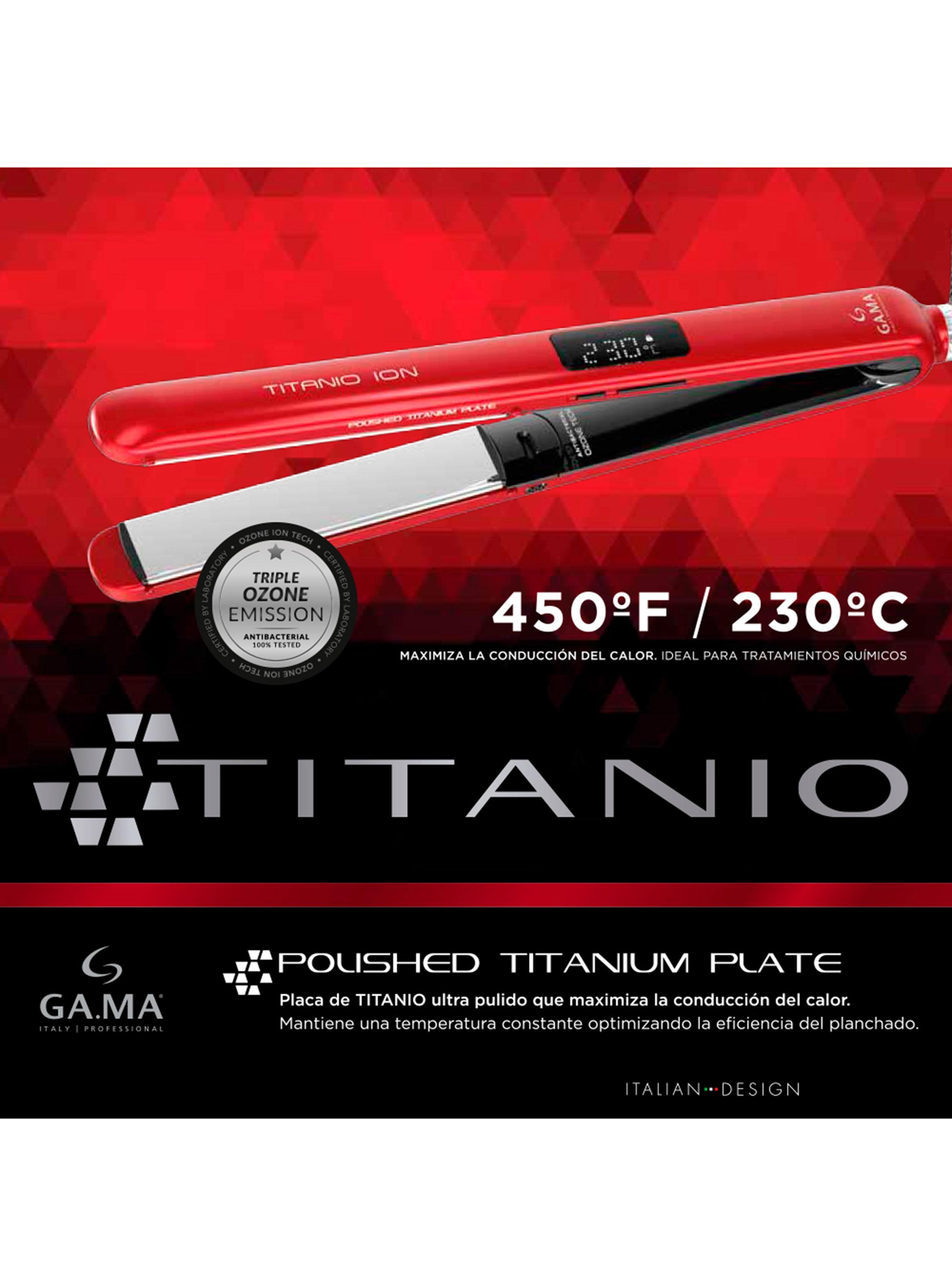 Alisador de Pelo CP14 Titanio Red IHT Digital-3