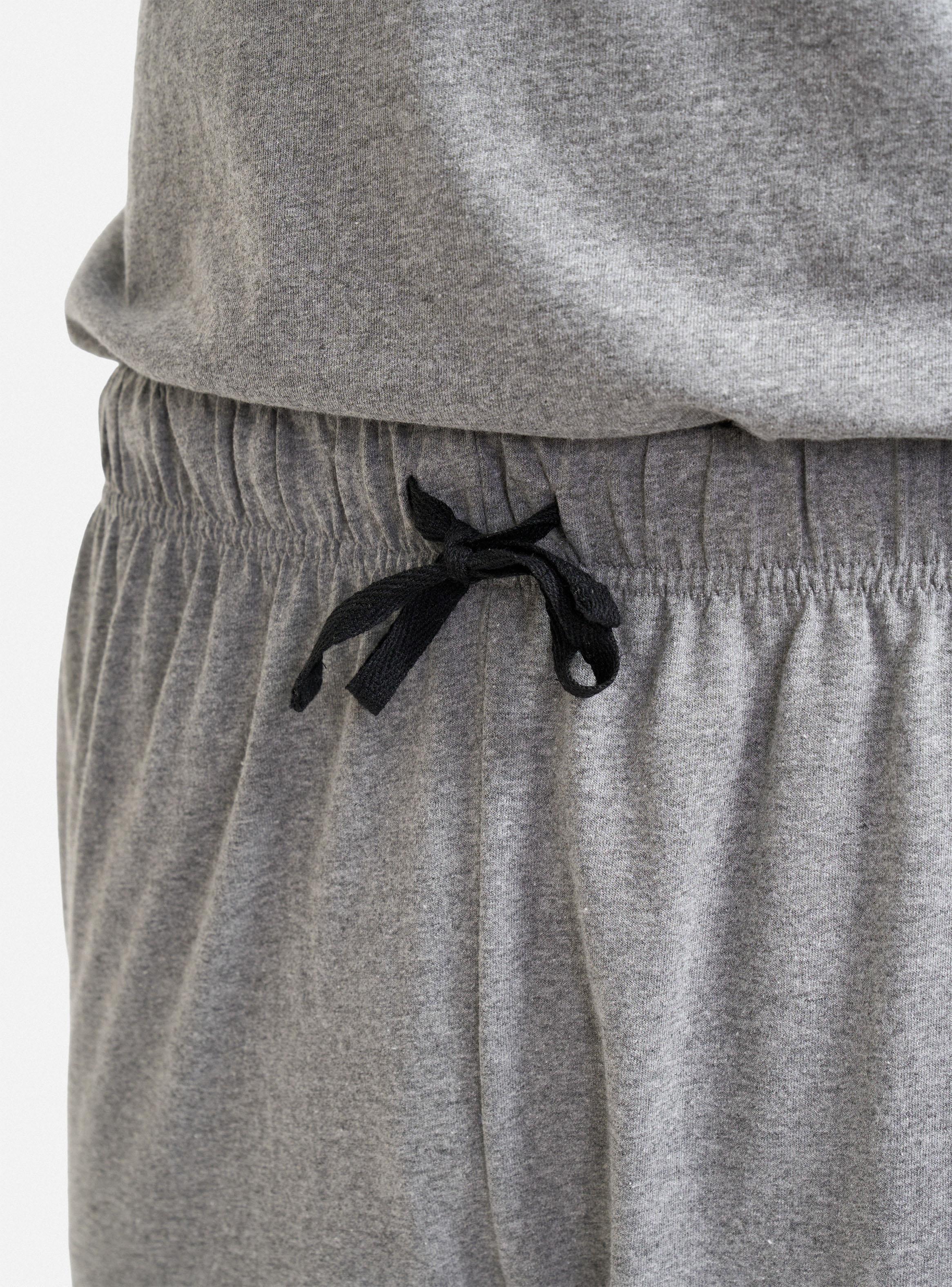 Pijama Largo Cuello En V Algodón Liso-3