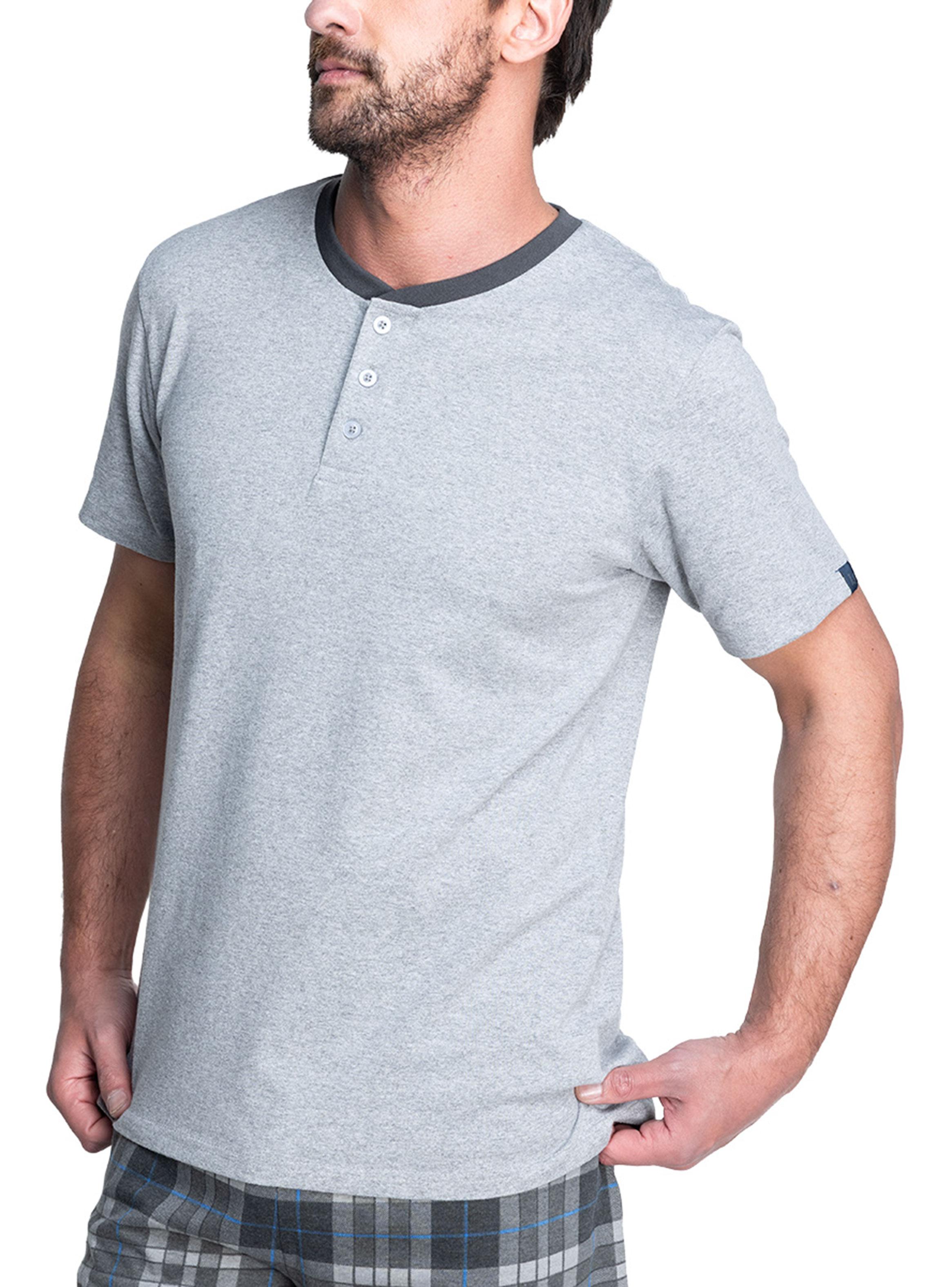 Pijama Corta Summer Polera con Botones-2