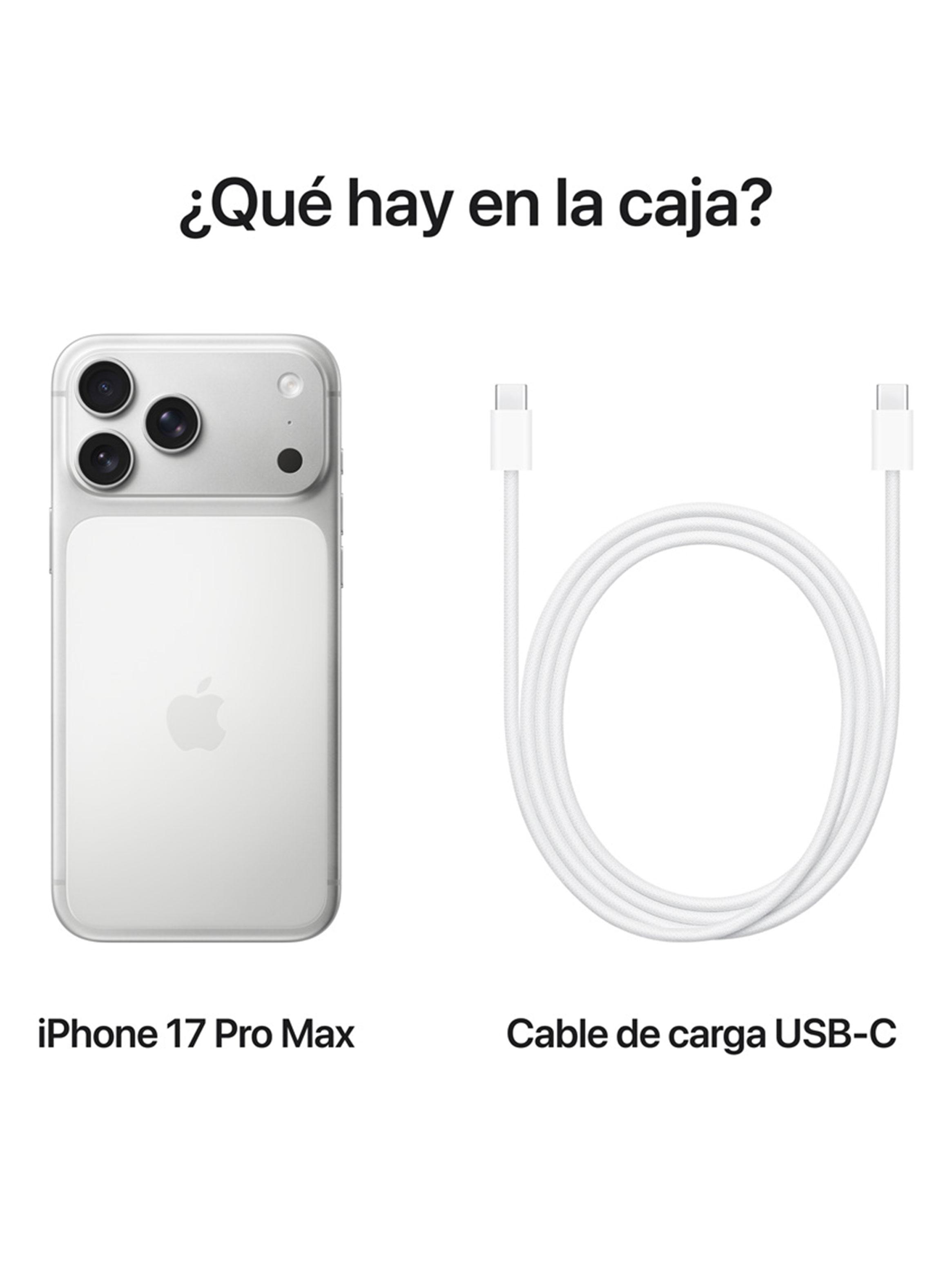 iPhone 17 Pro Max 256GB Plata Liberado-4