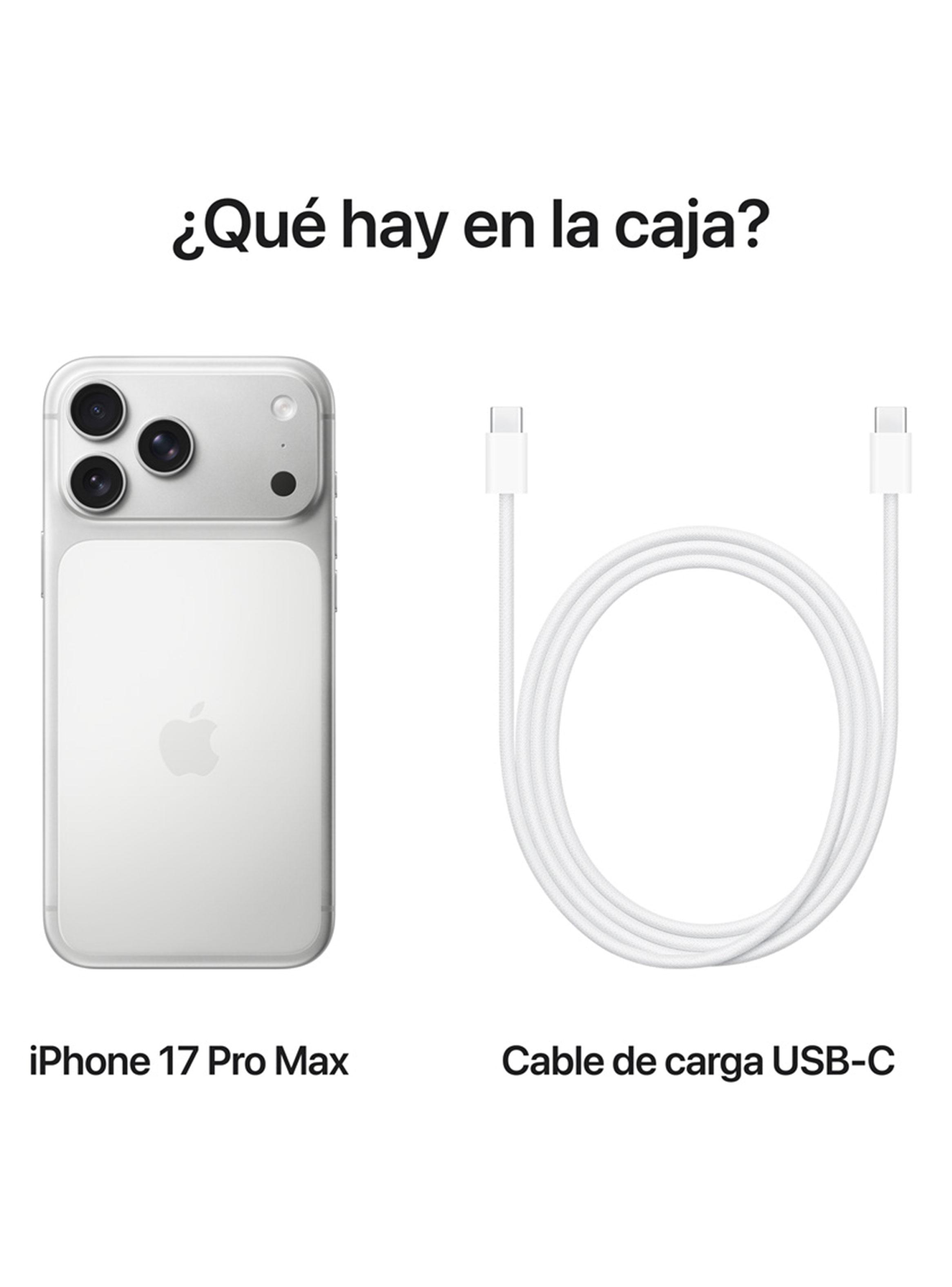 iPhone 17 Pro Max 512GB Plata Liberado-4
