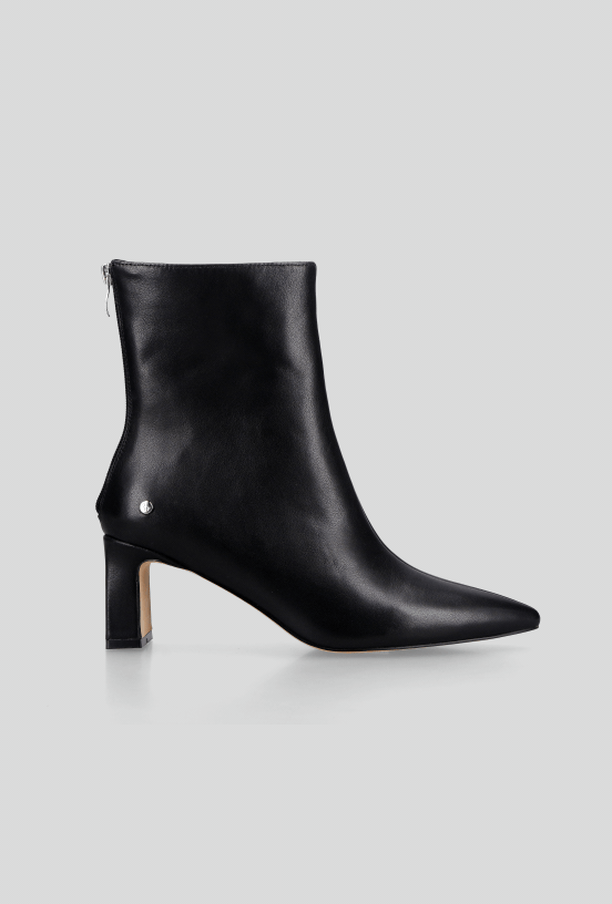 Botín Caña Ajustada y Cierre Cuero Mujer-3