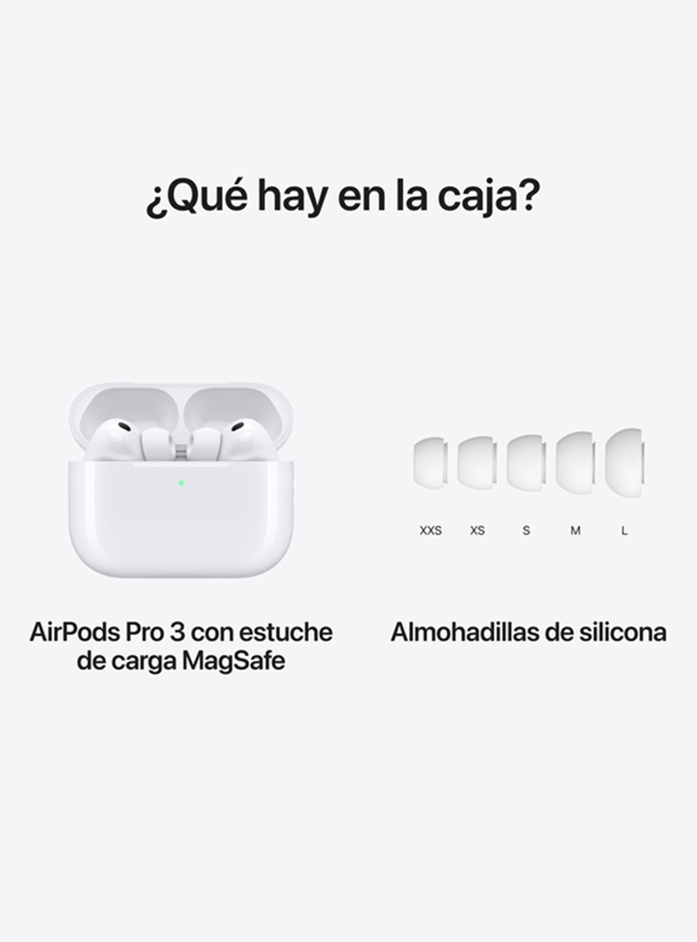 Apple AirPods Pro 3 con Cancelación Activa de Ruido-6