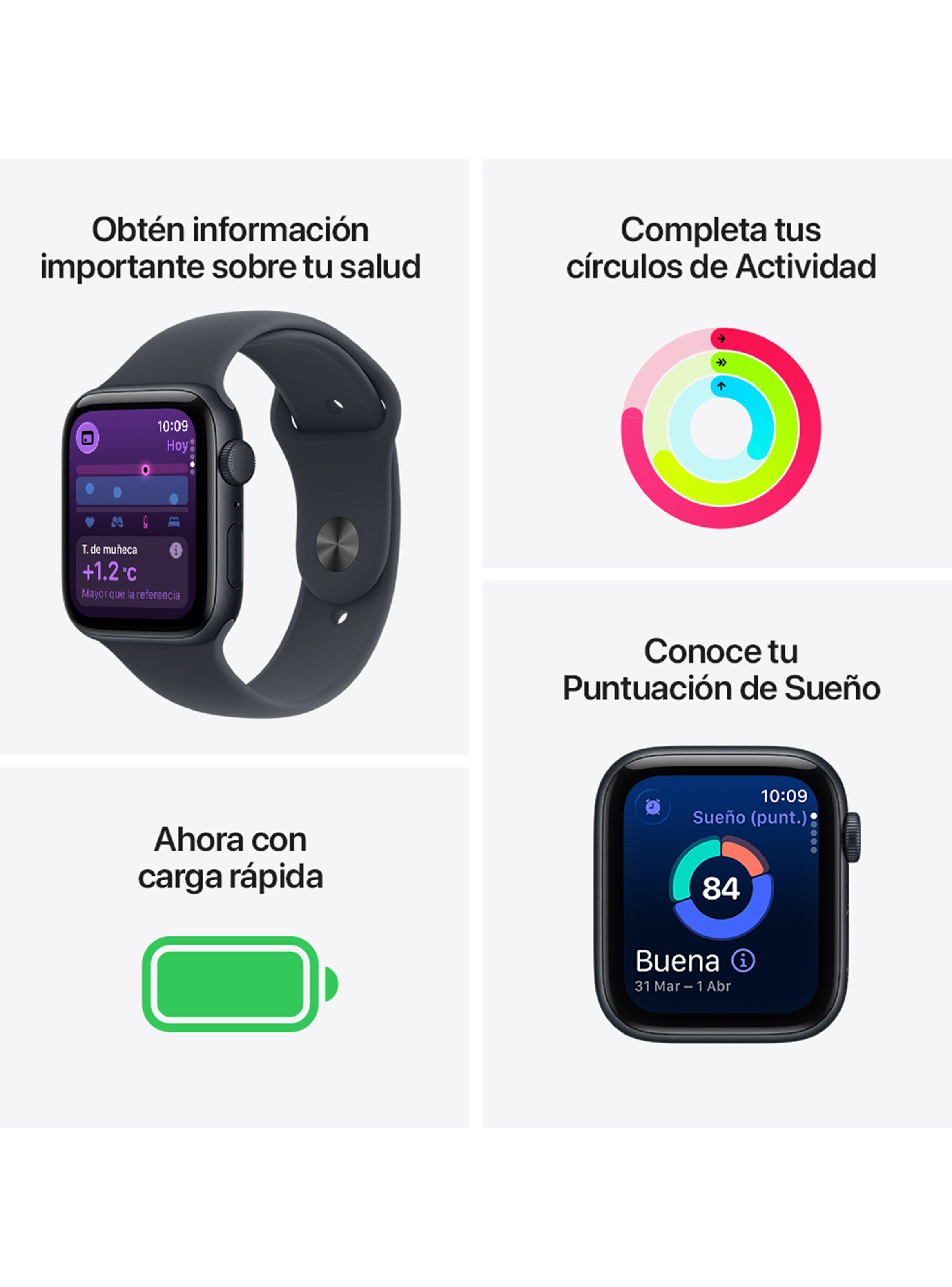 Apple Watch SE 3 GPS 44mm Medianoche Talla S/M-2