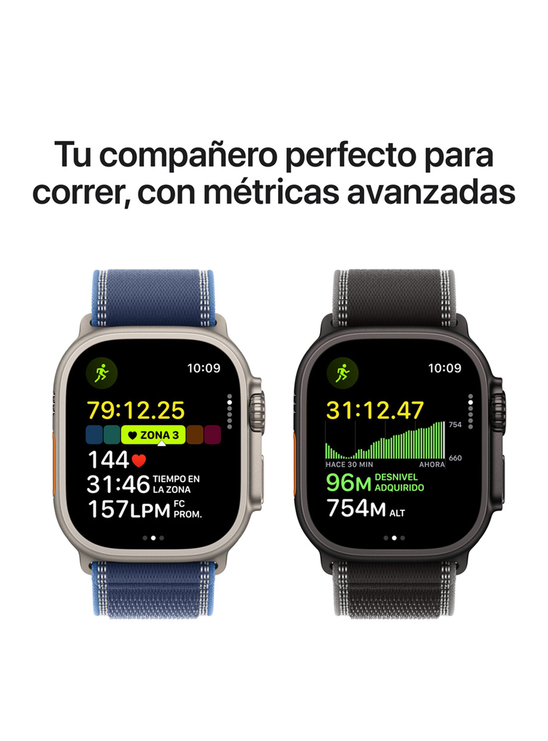 Apple Watch Ultra 3 49mm Black Titanium Trail Ocean Negro-3