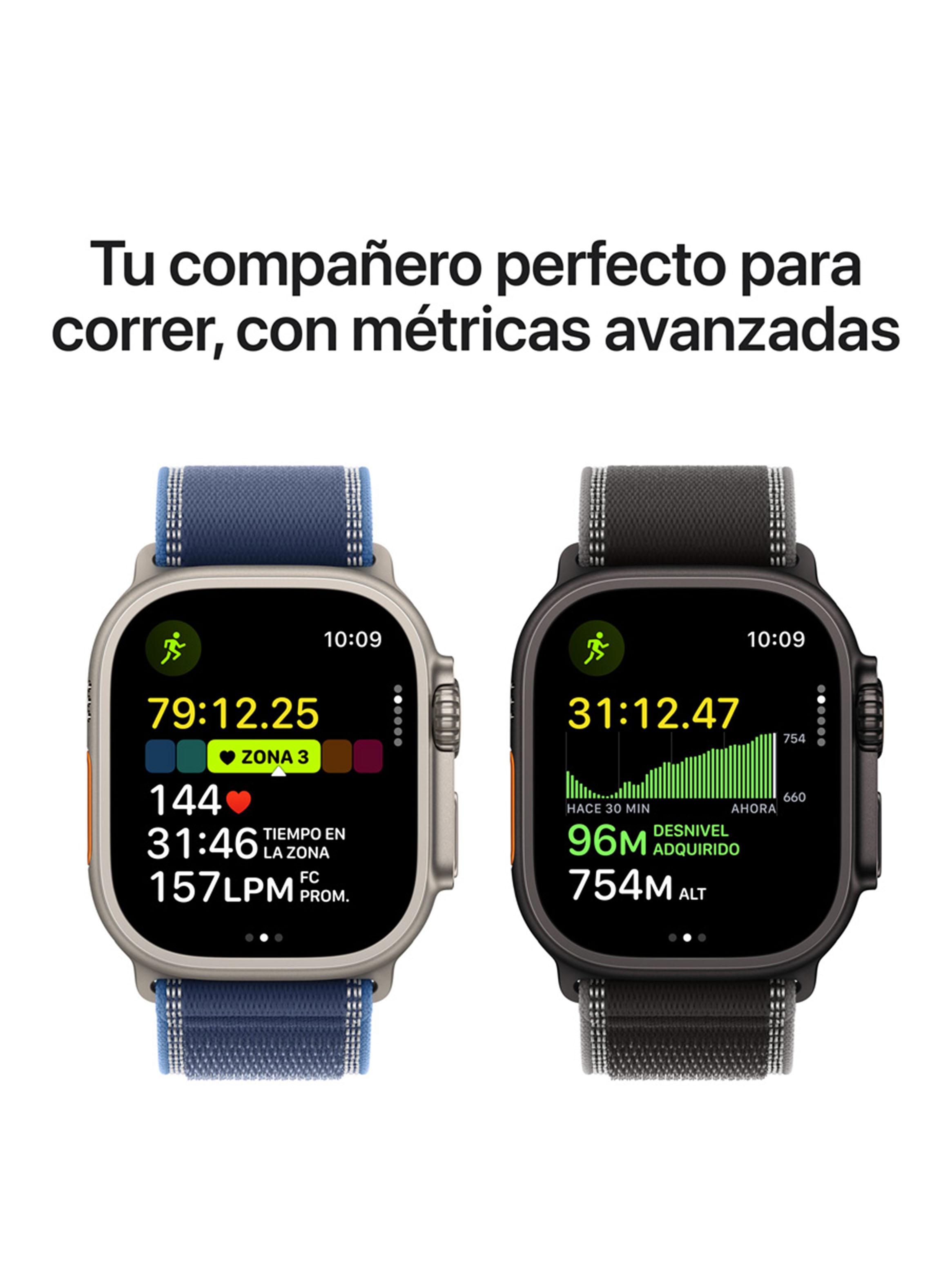 Apple Watch Ultra 3 49mm Black Titanium Loop Alpine Negro Talla M-3