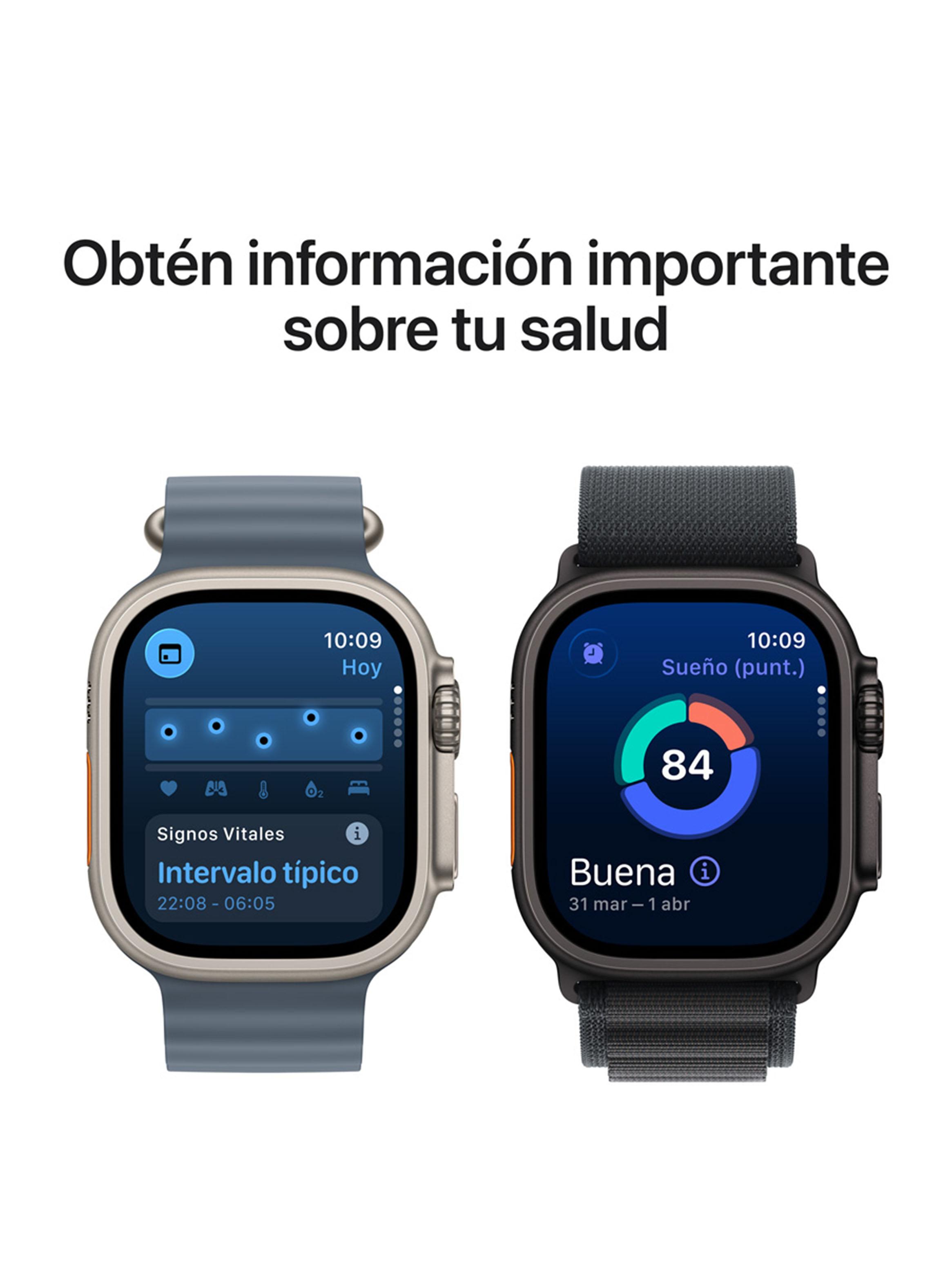 Apple Watch Ultra 3 49mm Black Titanium Trail Negro Talla M/L-5