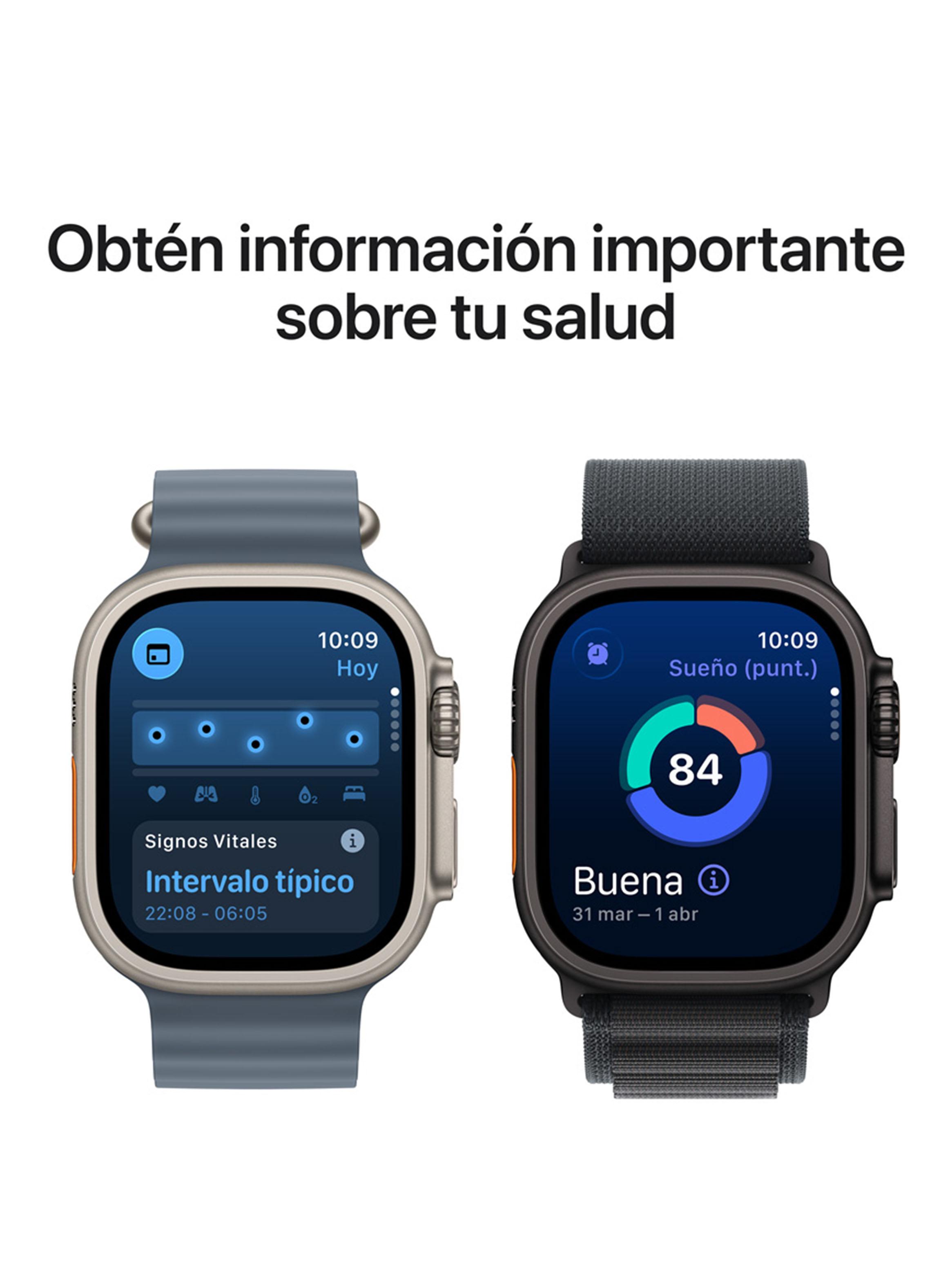 Apple Watch Ultra 3 49mm Natural Titanium Alpine Talla M-5