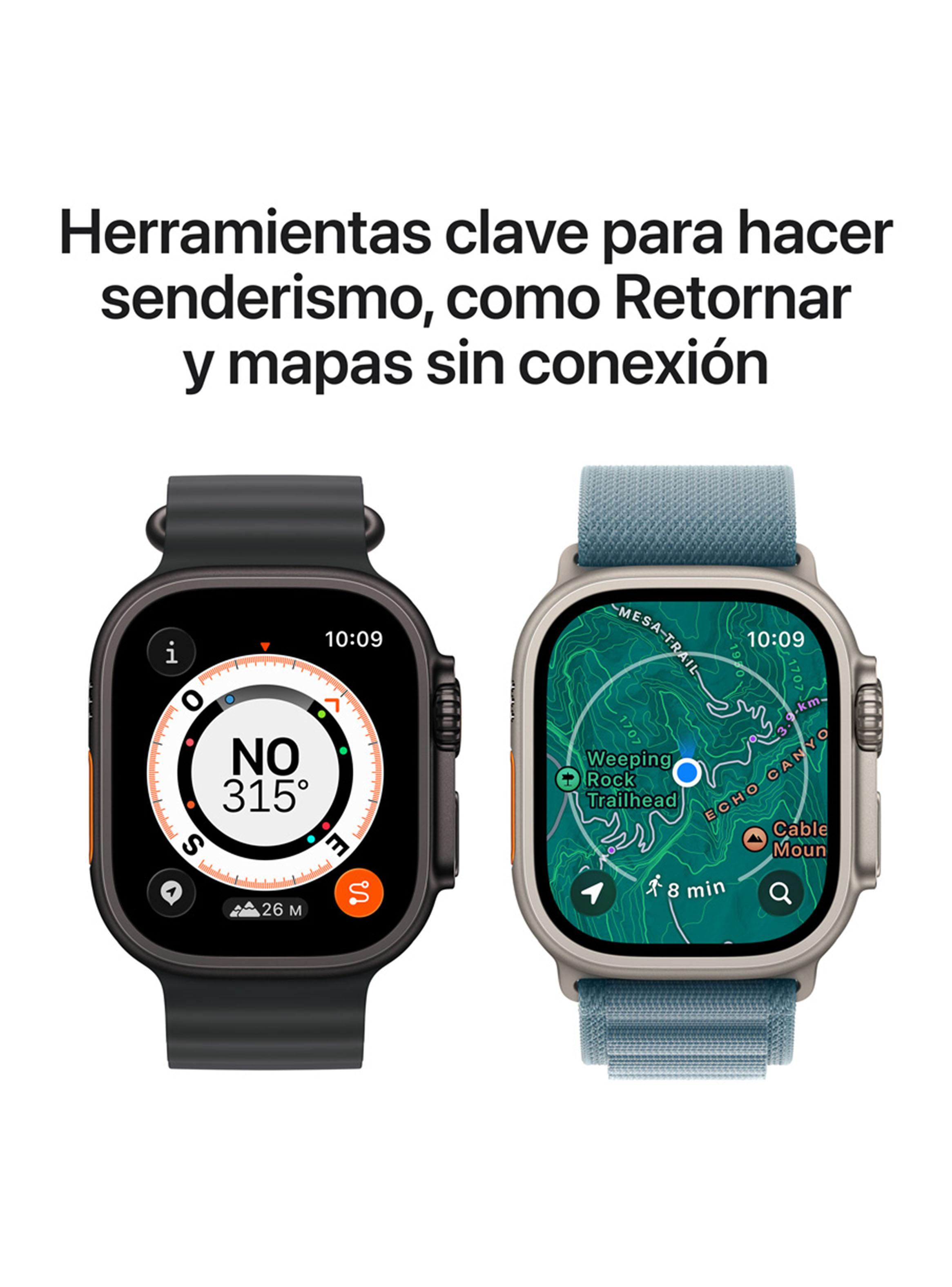 Apple Watch Ultra 3 49mm Natural Titanium Alpine Talla L-4