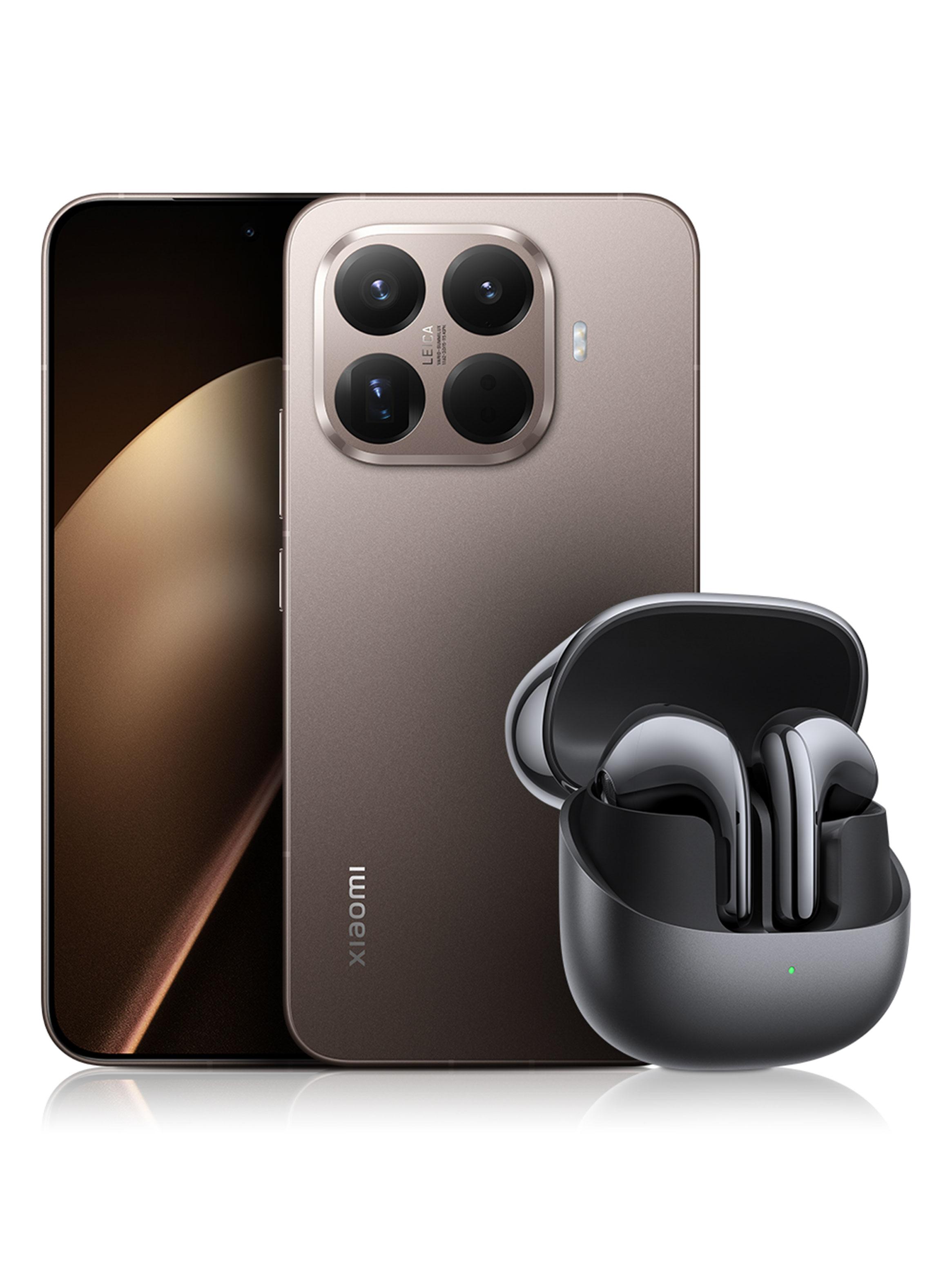 Smartphone Xiaomi 15T Pro 5G 512GB 6.83' Mocha Gold Liberado + Audífonos Bluetooth Buds 5 Negro-0