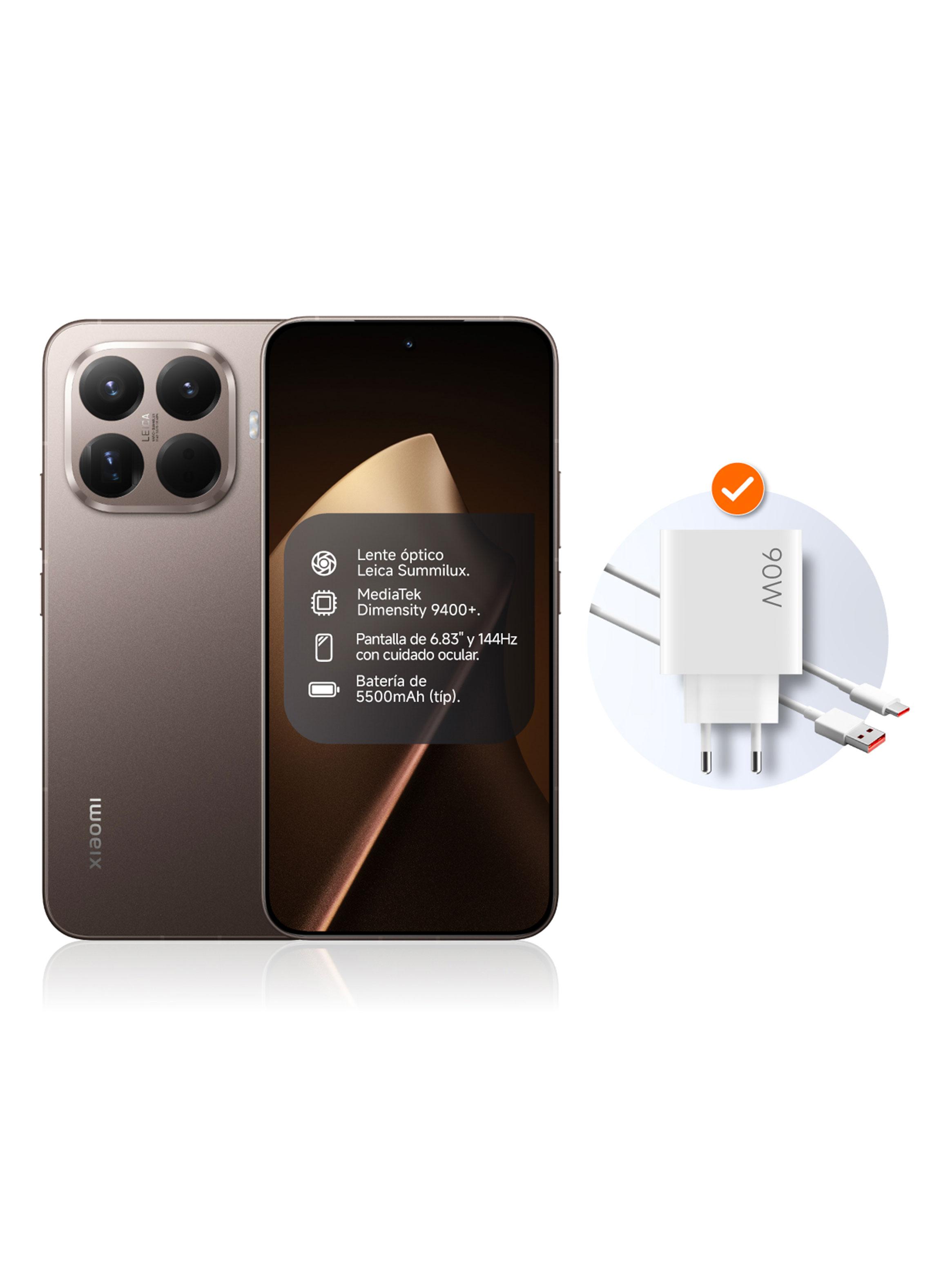 Smartphone Xiaomi 15T Pro 5G 512GB 6.83' Mocha Gold Liberado + Audífonos Bluetooth Buds 5 Negro-1