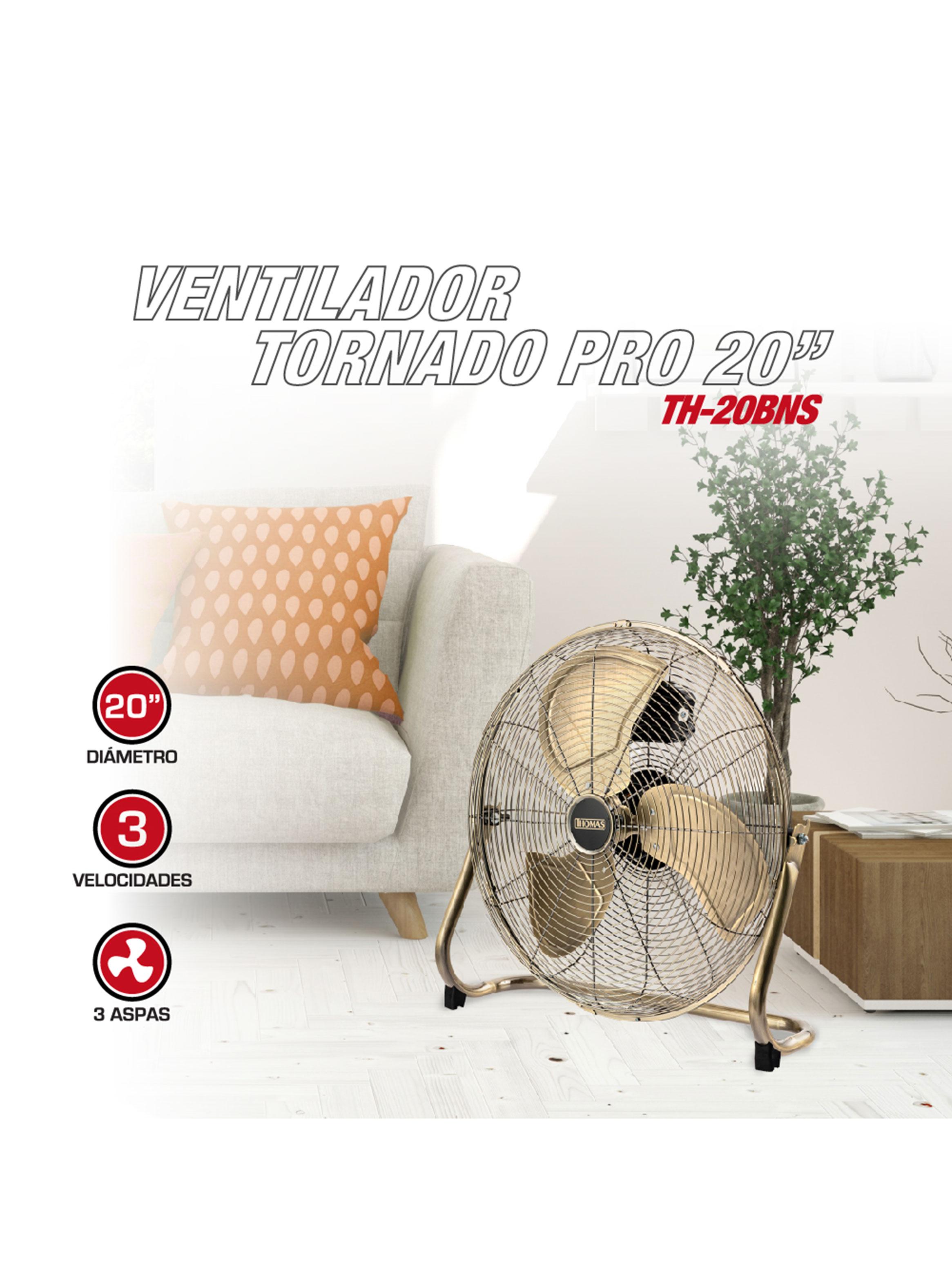 Ventilador de Pie 20'' Tornado Pro TH-20BNS Bronce-3